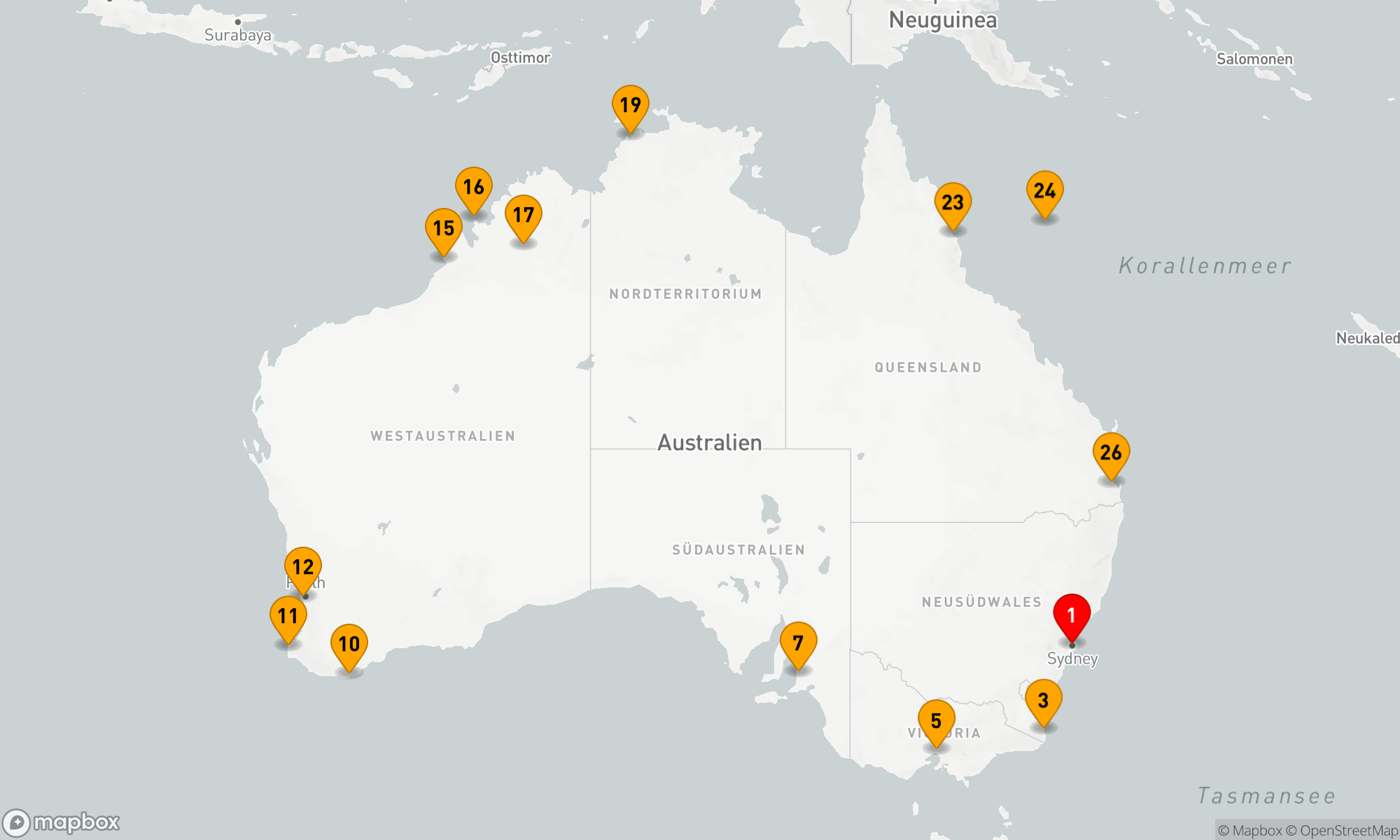Route 28 Nächte - Rund um Australien