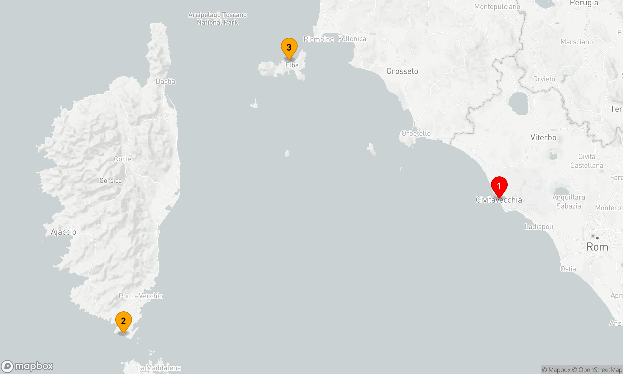 Route 3 Nächte - Rom nach Rom