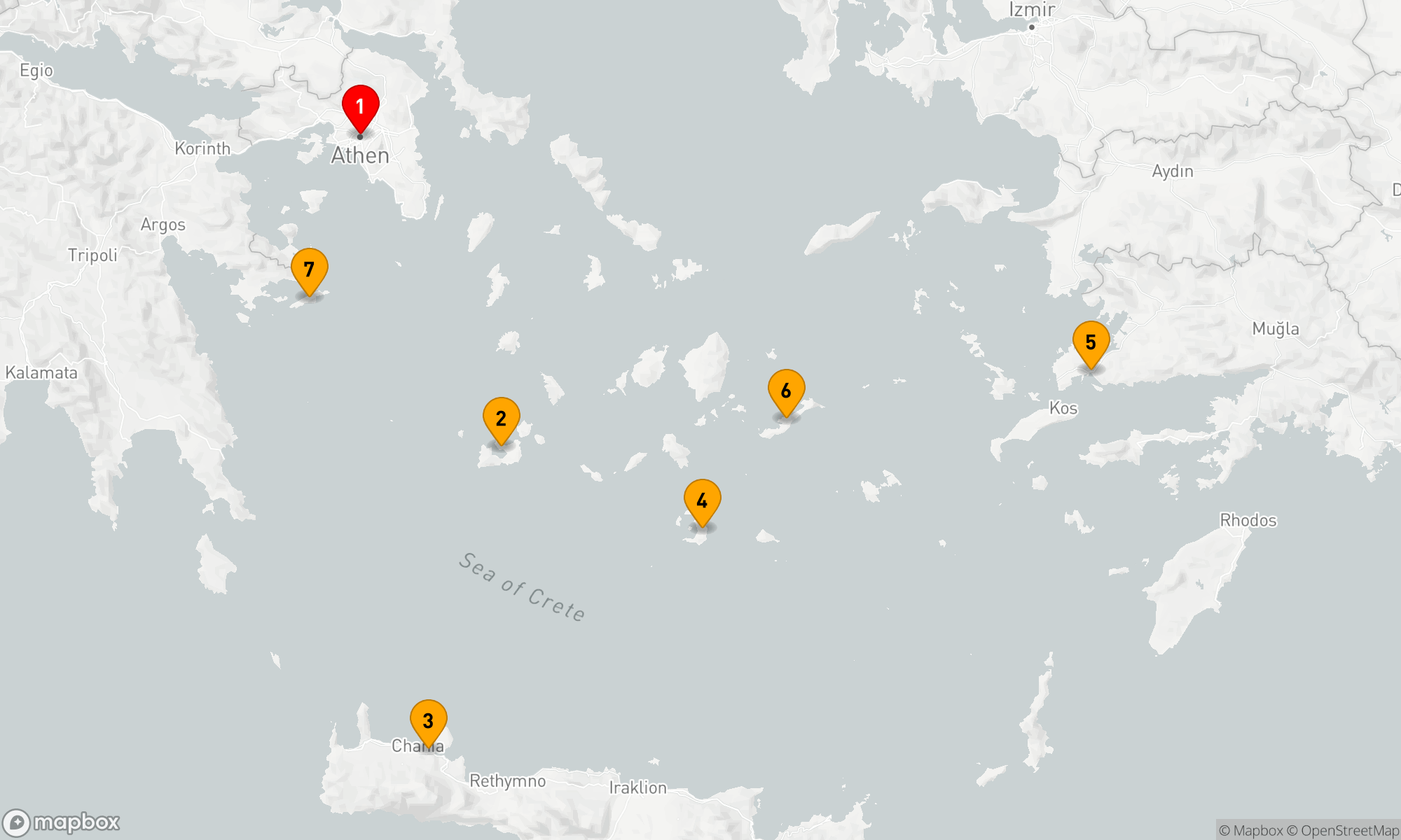 Route 7 Nächte - Zeitlose Kykladen