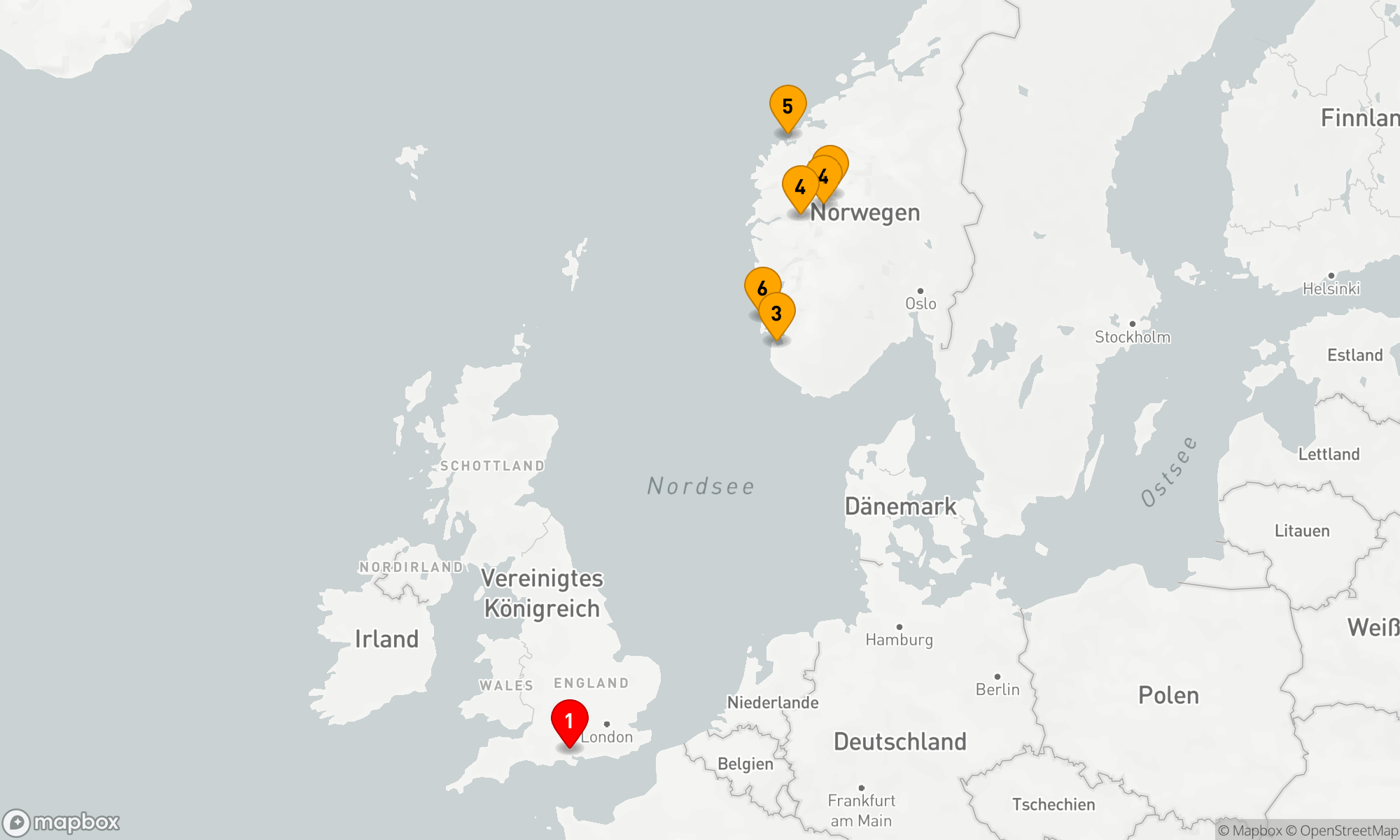 Route 7 Nächte - Norwegische Fjorde (Q709P)