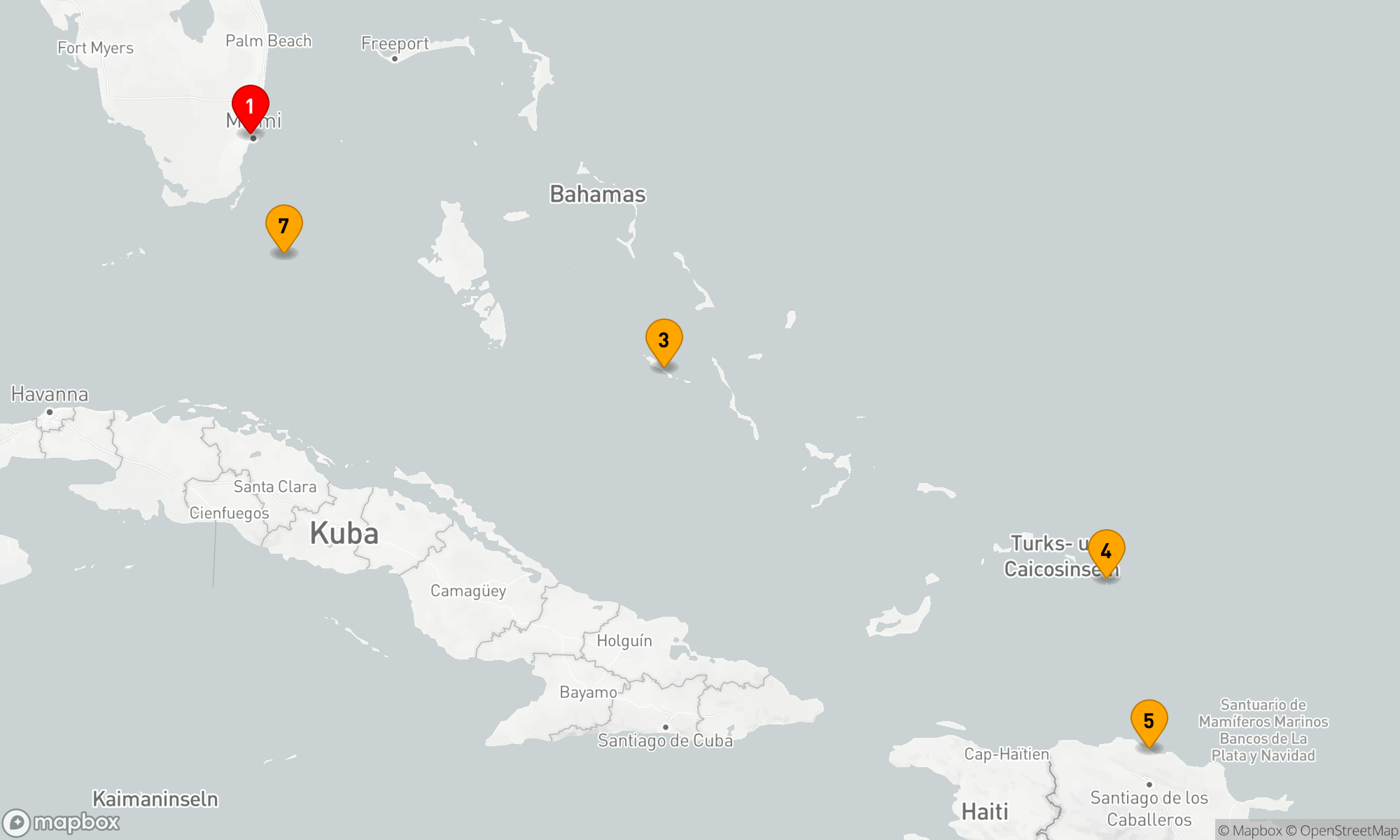 Route 7 Nächte - Karibisches Inselabenteuer