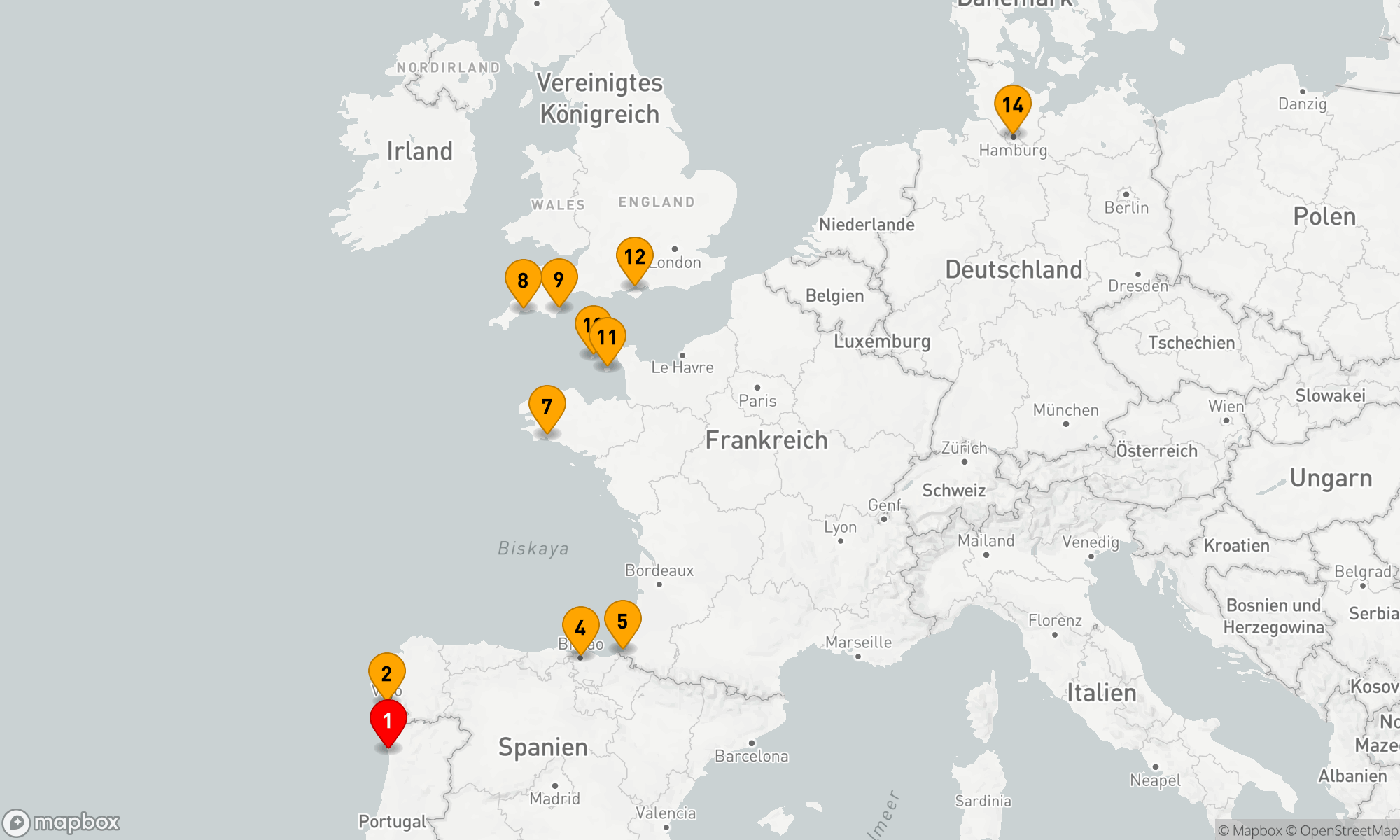Route 13 Nächte - Pintxos,  Poesie und kleine Hafenjuwele (EUR2816)