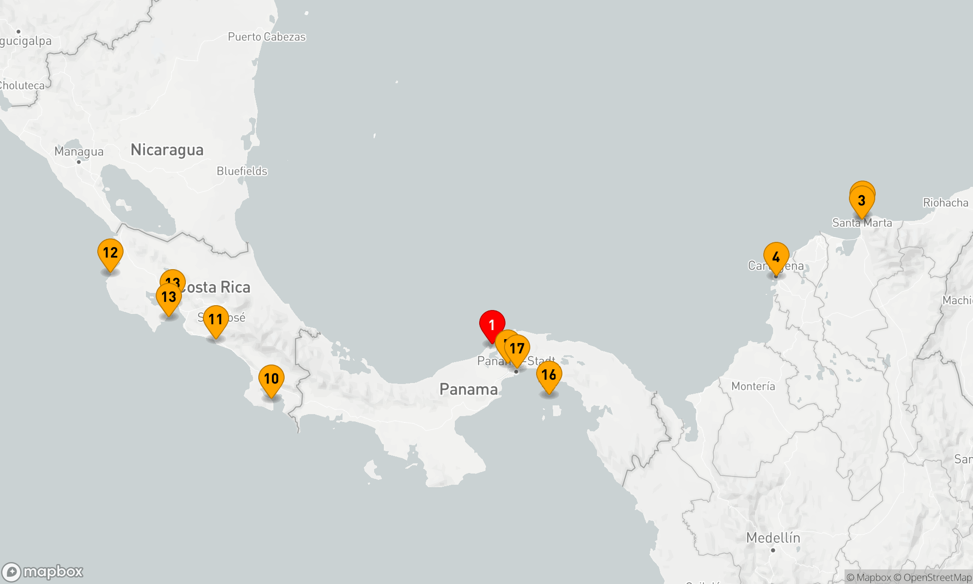 Route 17 Nächte - Feiertage getragen vom Duft tropischer Natur (EUR2900)