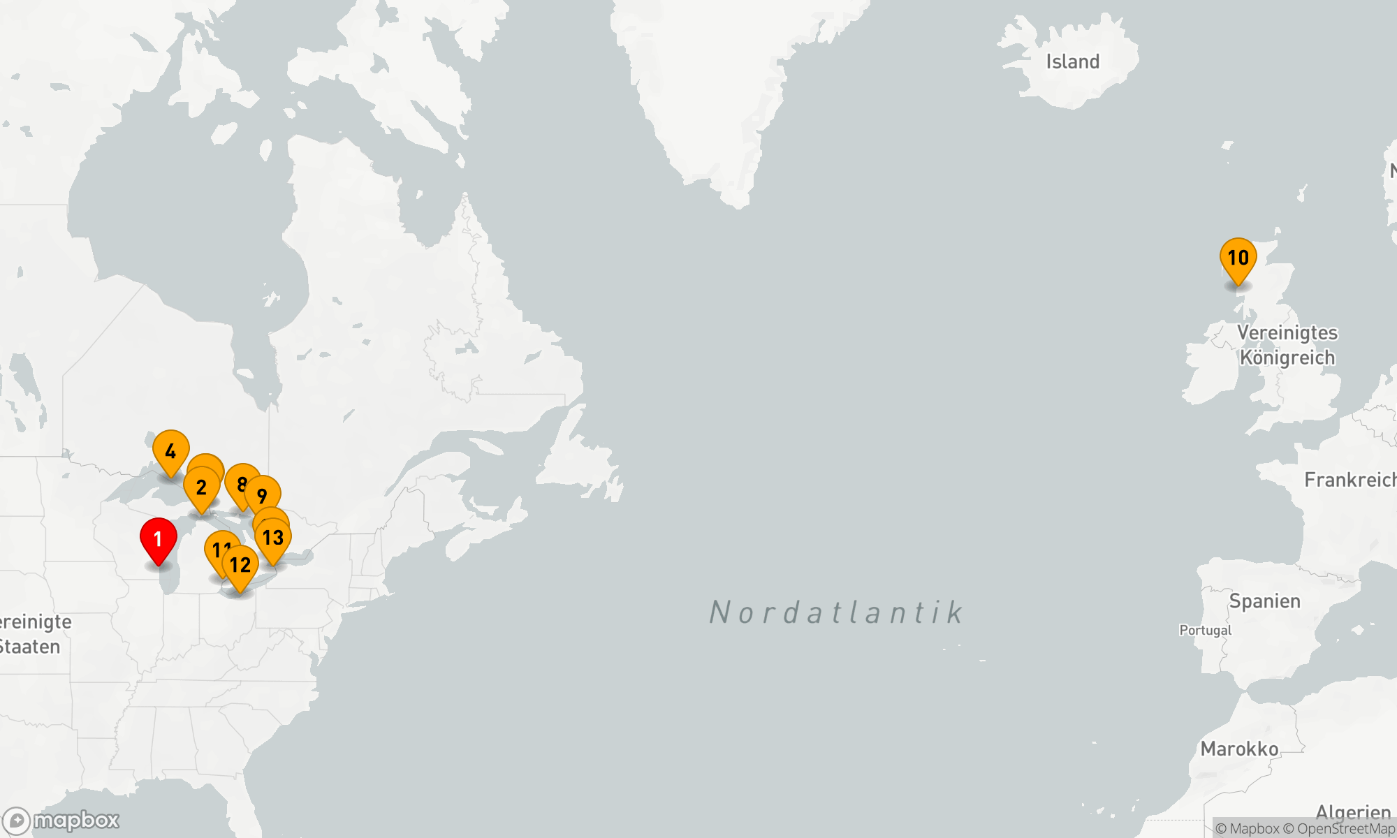 Route 13 Nächte - Great Lakes: Die Magie der Großen Seen (INS2816)