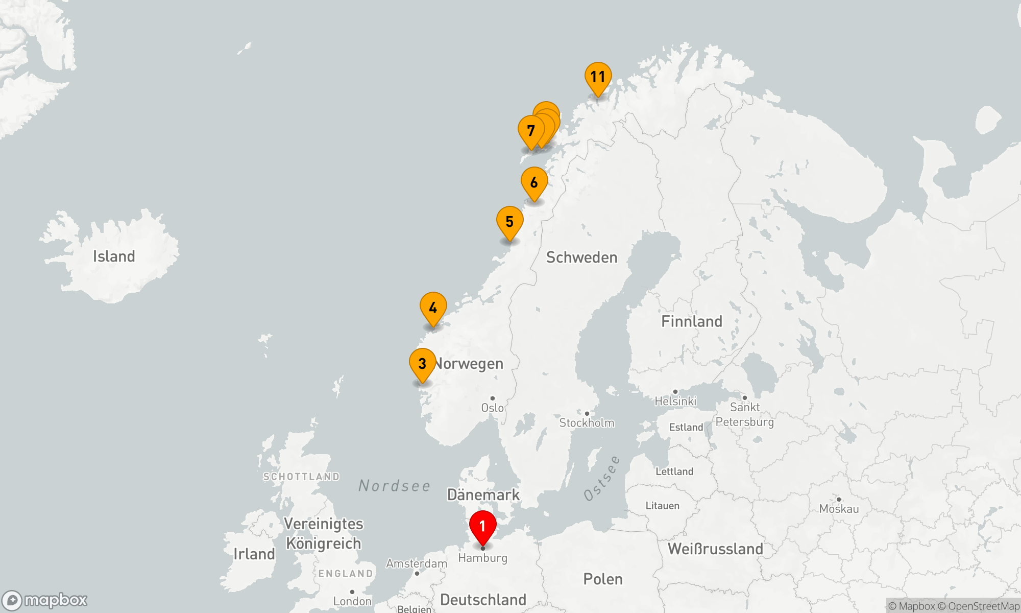 Route 10 Nächte - Norwegens Fjorde mit Lofoten und Vesteralen: Im Bann der wilden Nordmeer-Inseln (NAT2825)