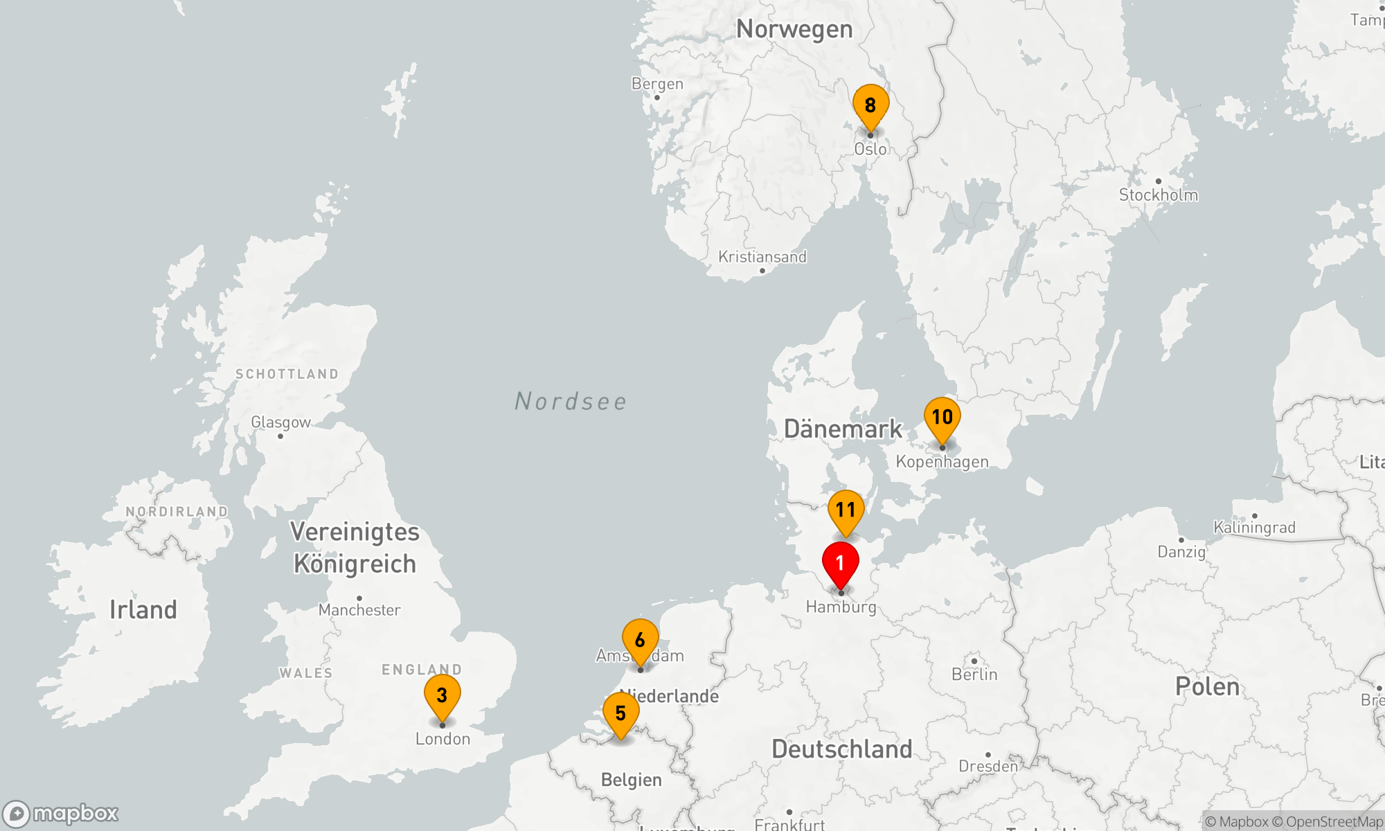 Route 10 Nächte - Adventsreise Nordsee: Glanzlichter Europas in der Vorweihnachtszeit (NAT2828)