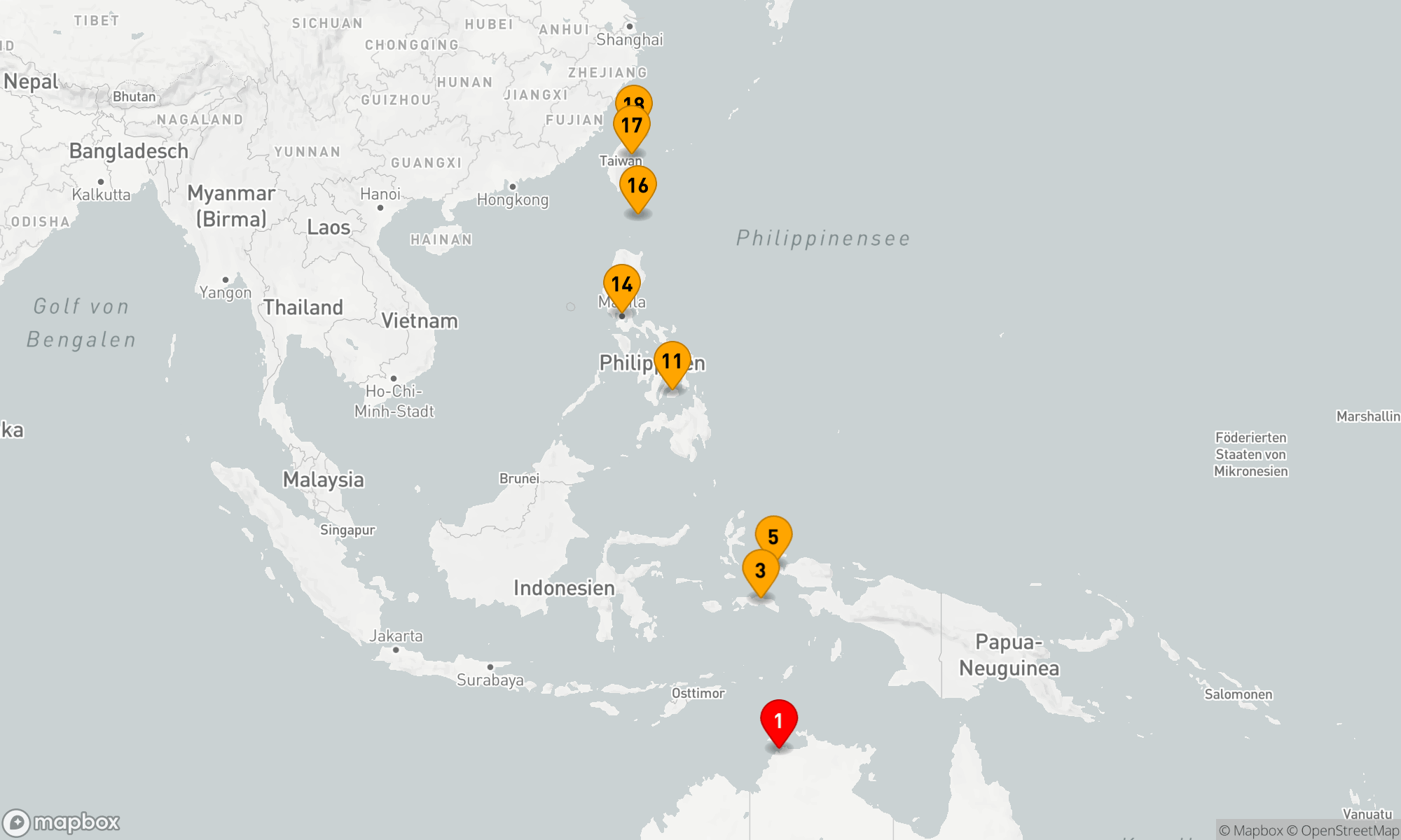 Route 17 Nächte - Expedition Molukken,  Raja Ampat und Philippinen: Paradiese über und unter Wasser (SPI2808)