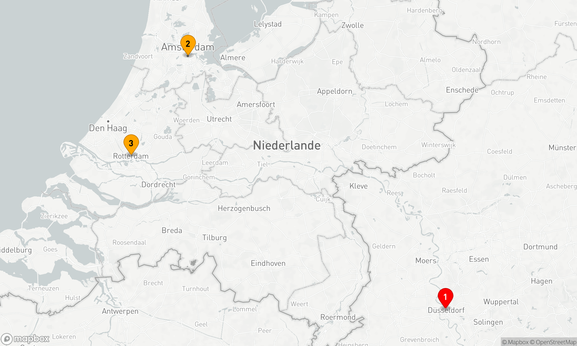 Route 3 Nächte - Sommerzeit in der Niederlande