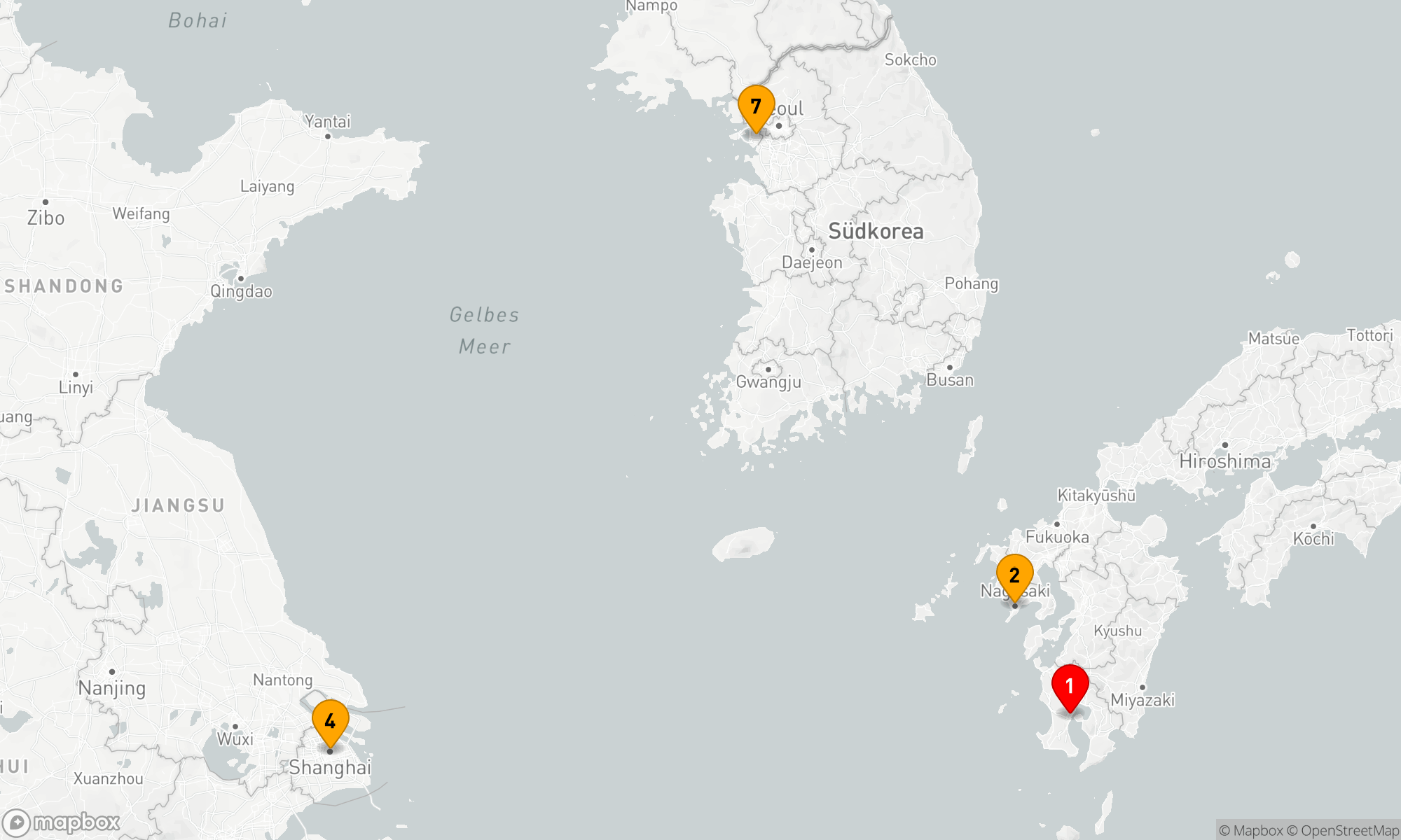 Route 6 Nächte - Kulturentdeckungen zwischen Japan,  China und Korea