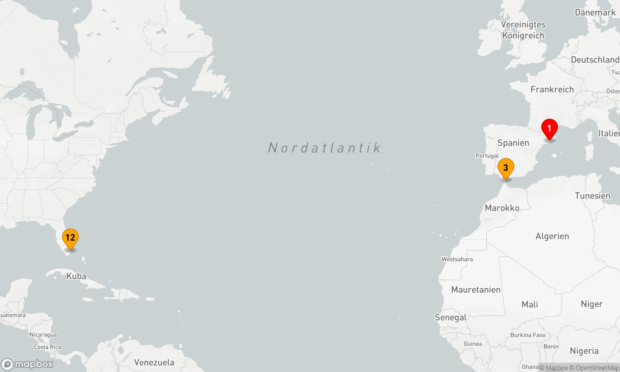 Route 11 Nächte - Von der Mittelmeersonne zur Karibikluft