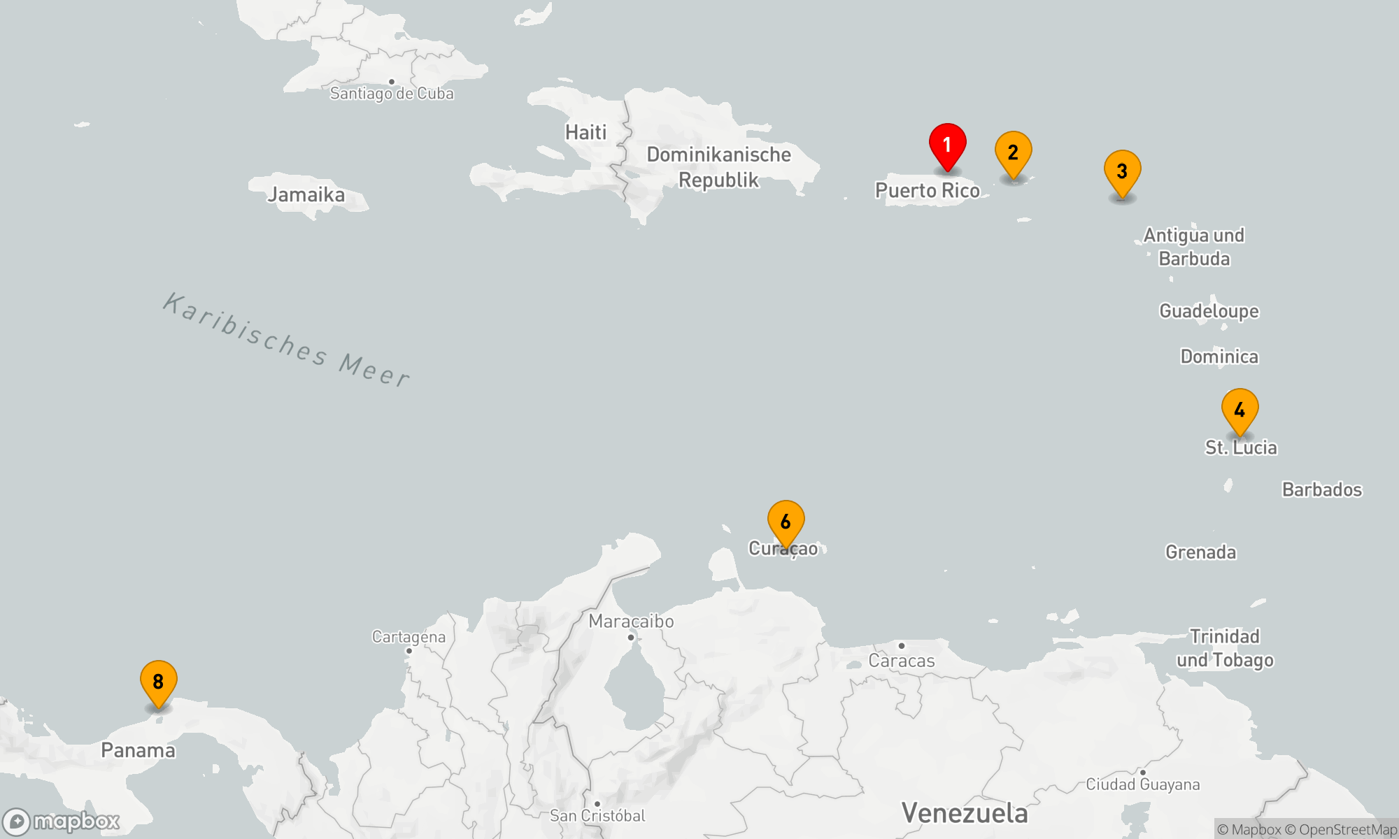Route 7 Nächte - KREUZFAHRT VON SAN JUAN NACH COLON