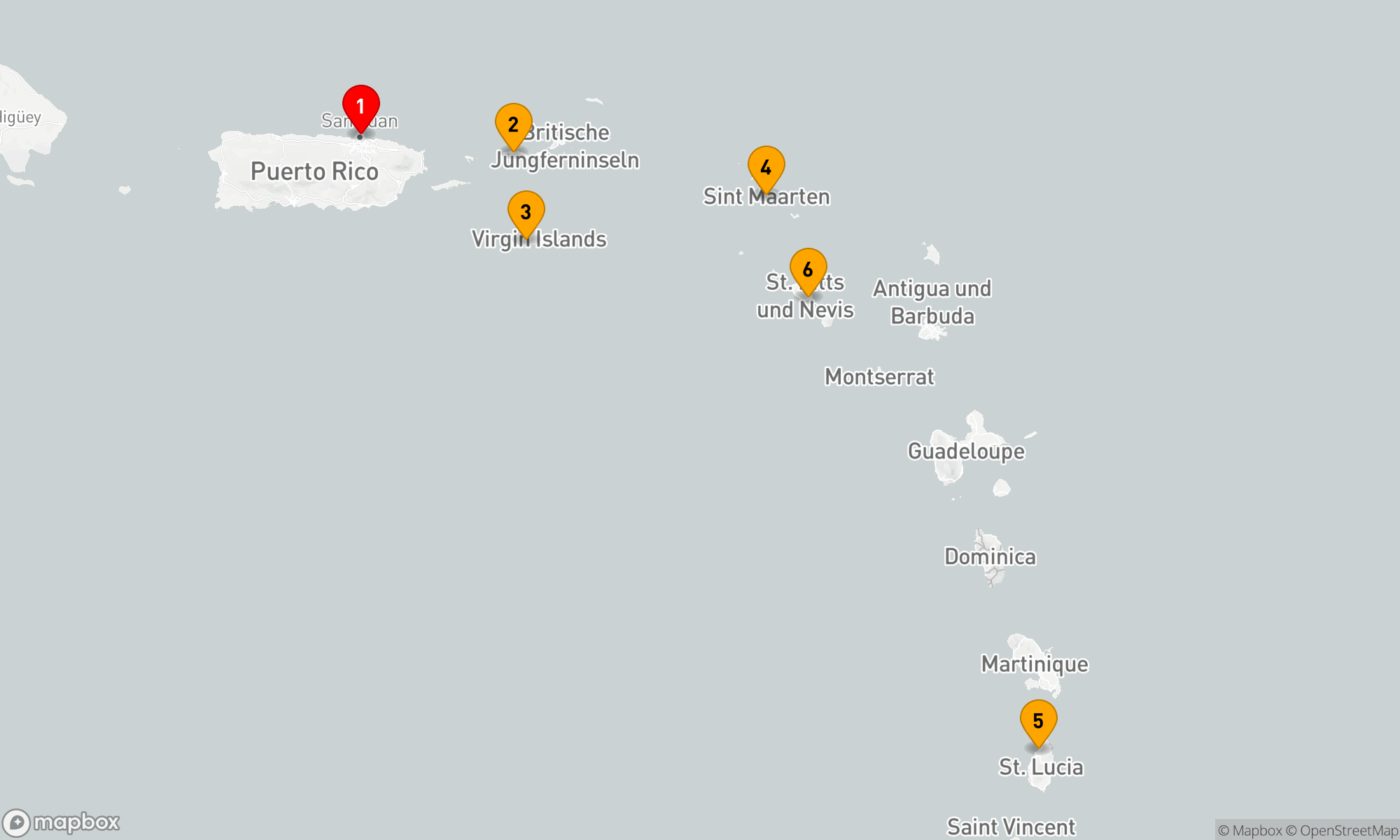 Route 7 Nächte - KREUZFAHRT IN DER SÜDLICHEN KARIBIK