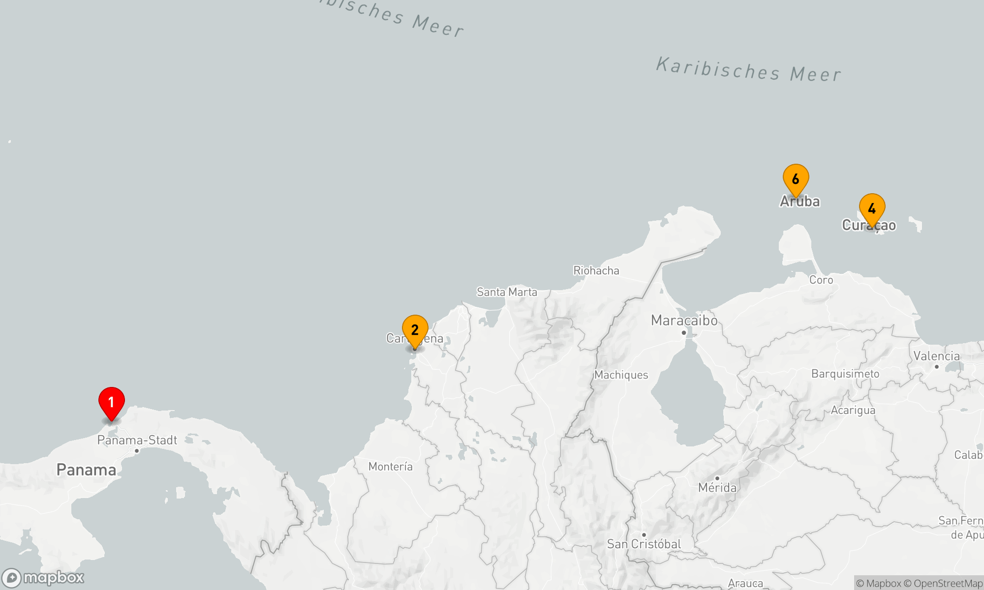 Route 7 Nächte - KREUZFAHRT IN DER SÜDLICHEN KARIBIK