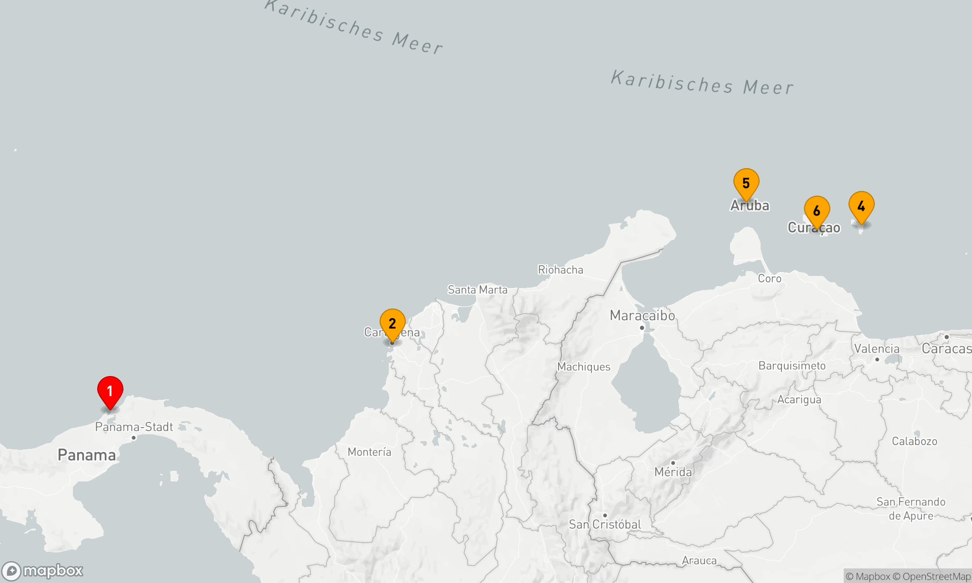 Route 7 Nächte - KREUZFAHRT IN DER SÜDLICHEN KARIBIK