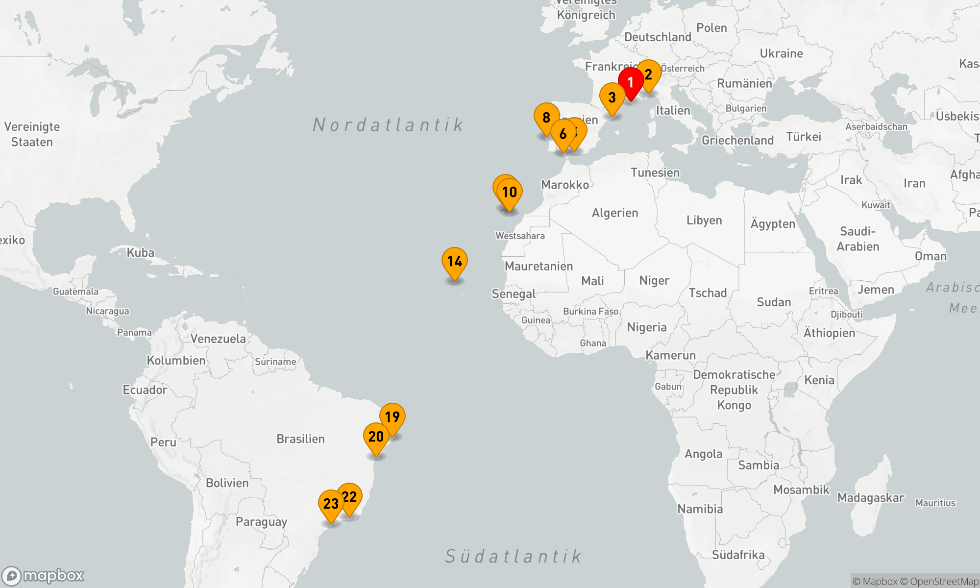 Route 22 Nächte - Von Europa nach Südamerika: Ein unvergessliches Erlebnis