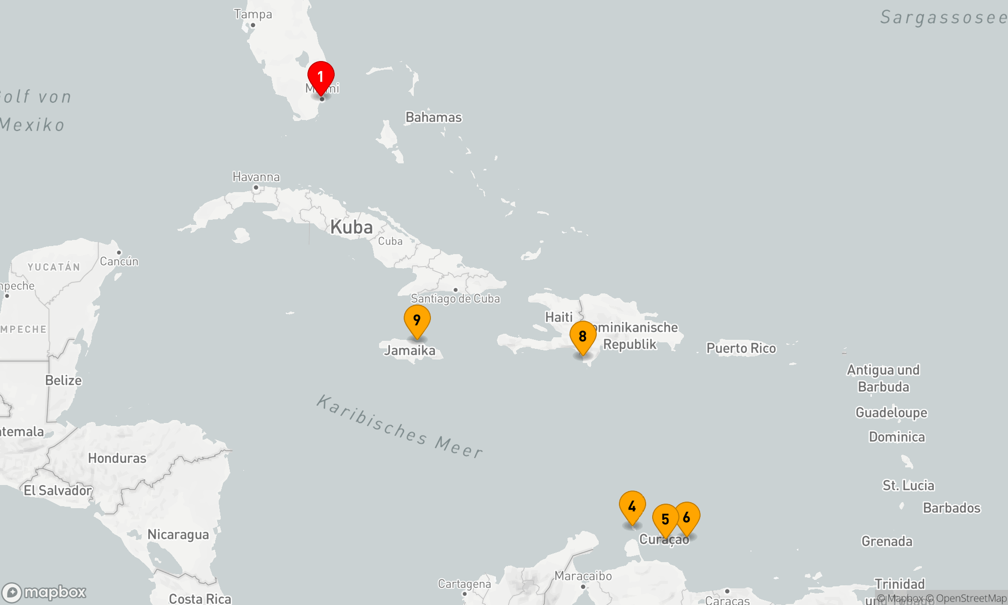 Route 10 Nächte - Karibische Entdeckungsreise