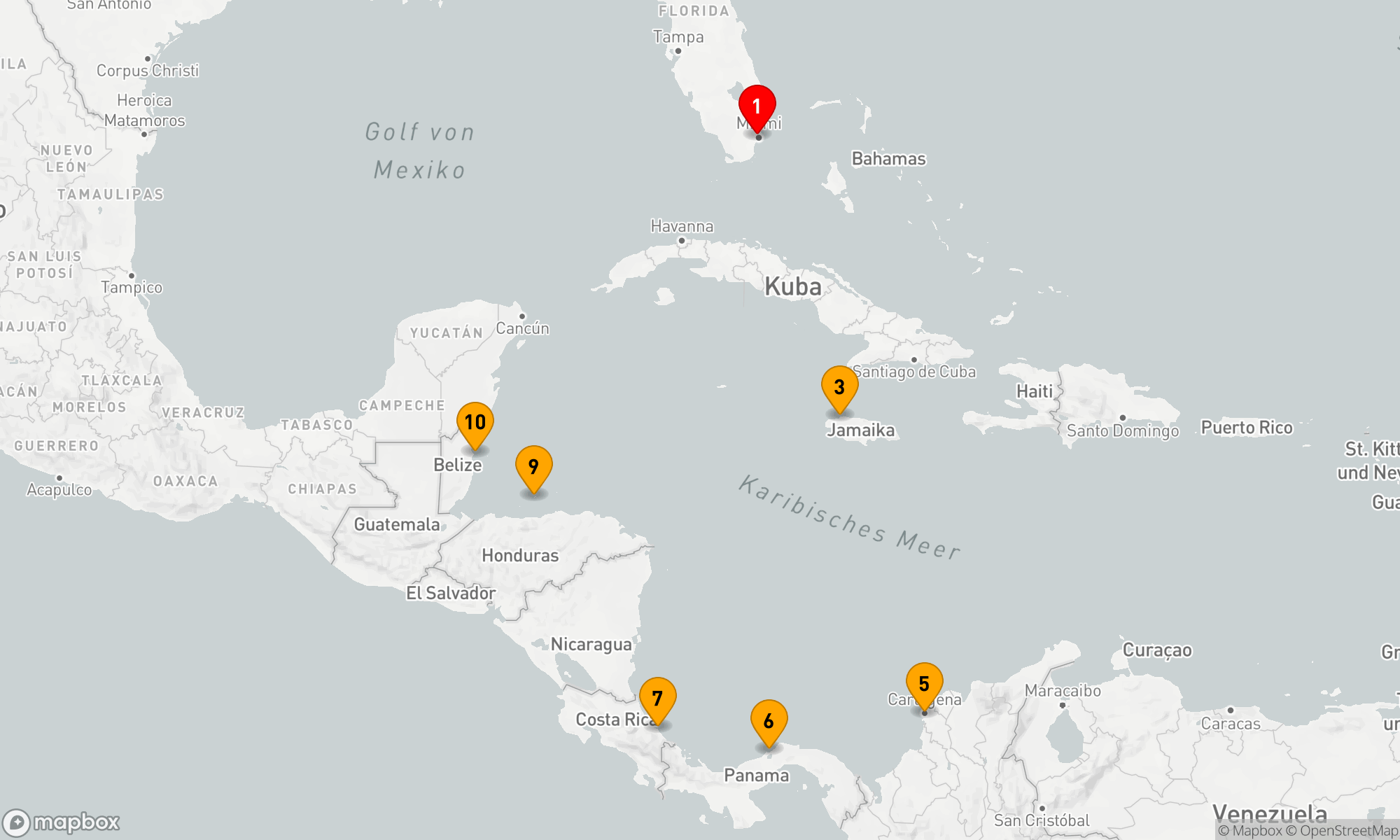 Route 11 Nächte - Karibische Entdeckungsreise ab Miami