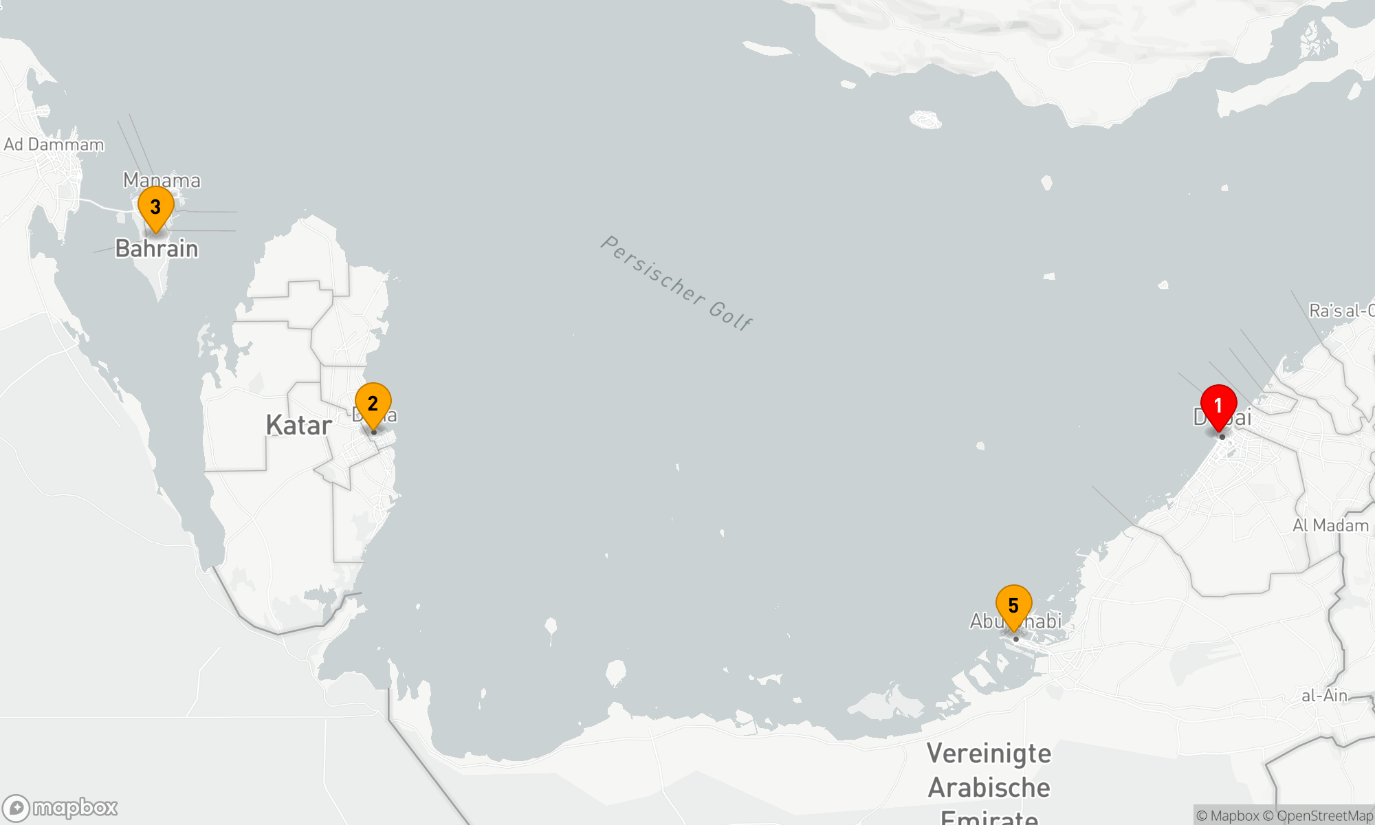 Route 4 Nächte - Arabische Entdeckungsreise