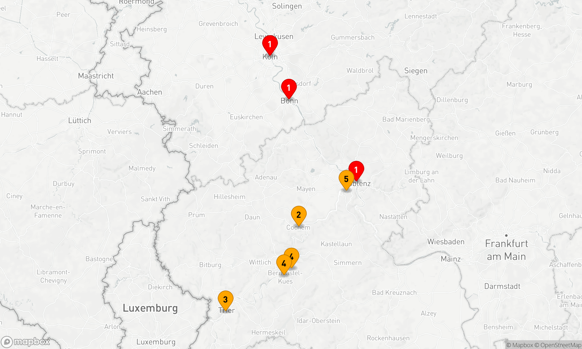 Route 5 Nächte - Weihnachtsmärkte an der Mosel