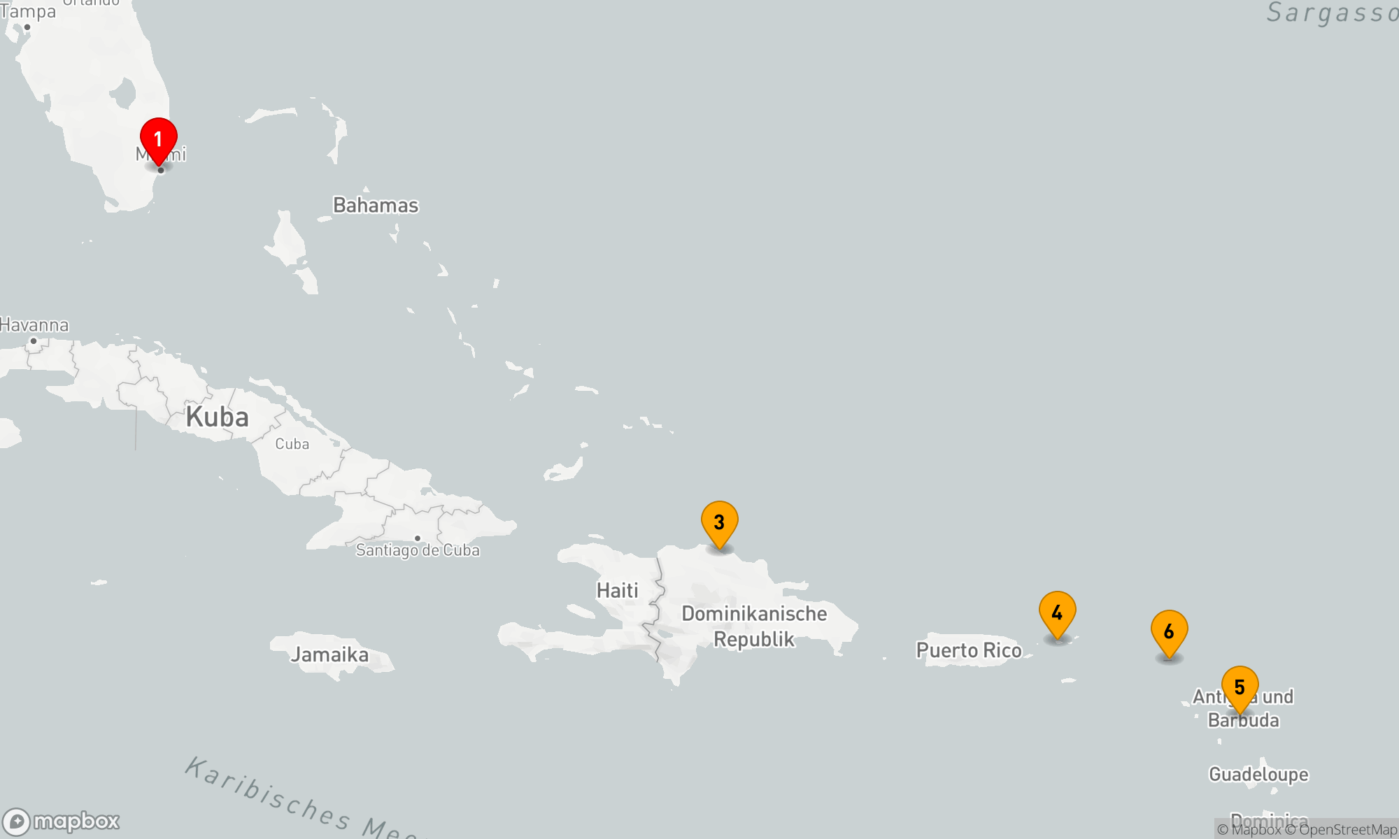 Route 8 Nächte - Karibische Entdeckungsreise ab Miami
