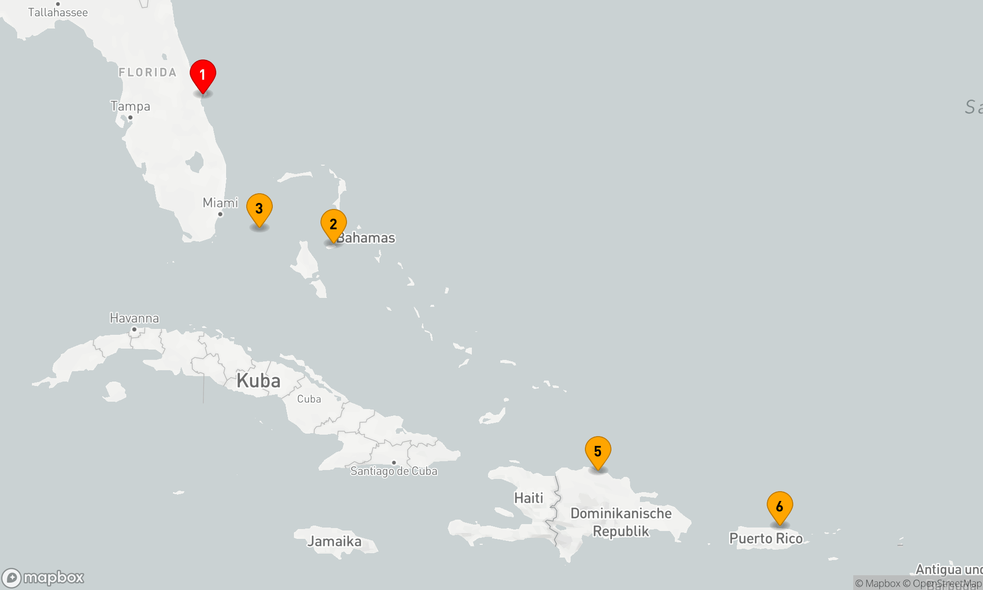 Route 8 Nächte - Karibische Entdeckerreise