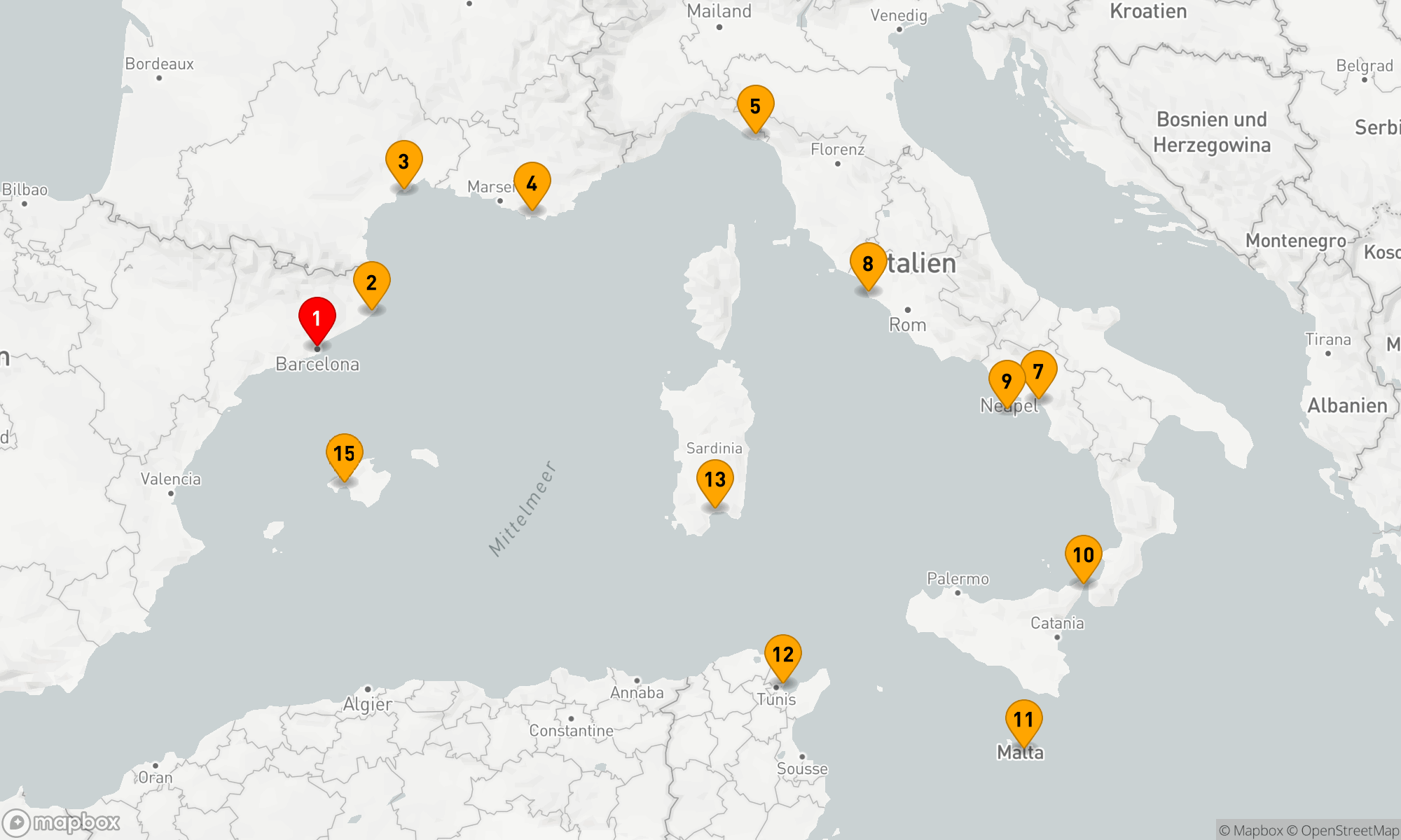 Route 15 Nächte - KATHEDRALEN & KASTAGNETTEN