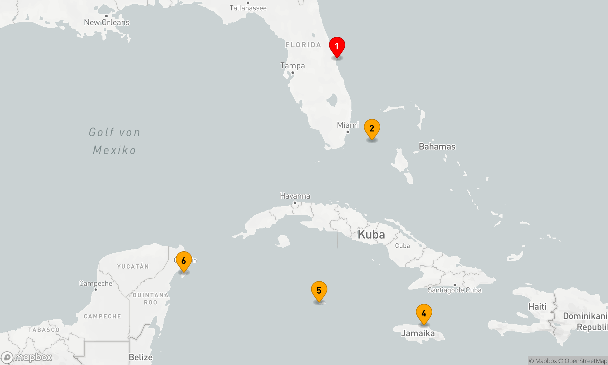 Route 7 Nächte - Karibisches Inselparadies-Abenteuer