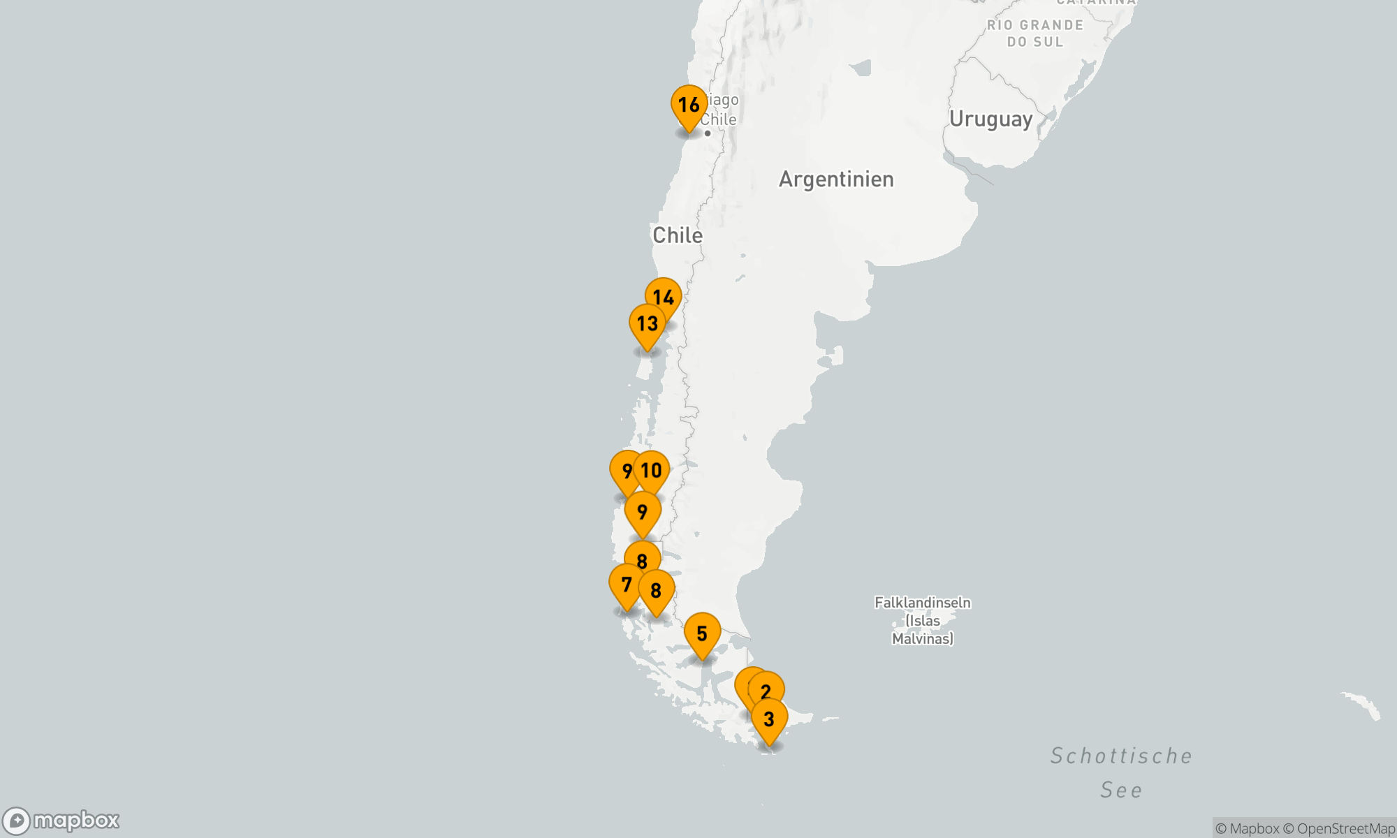 Route 15 Nächte - CHILENISCHE FJORDE ERFORSCHER