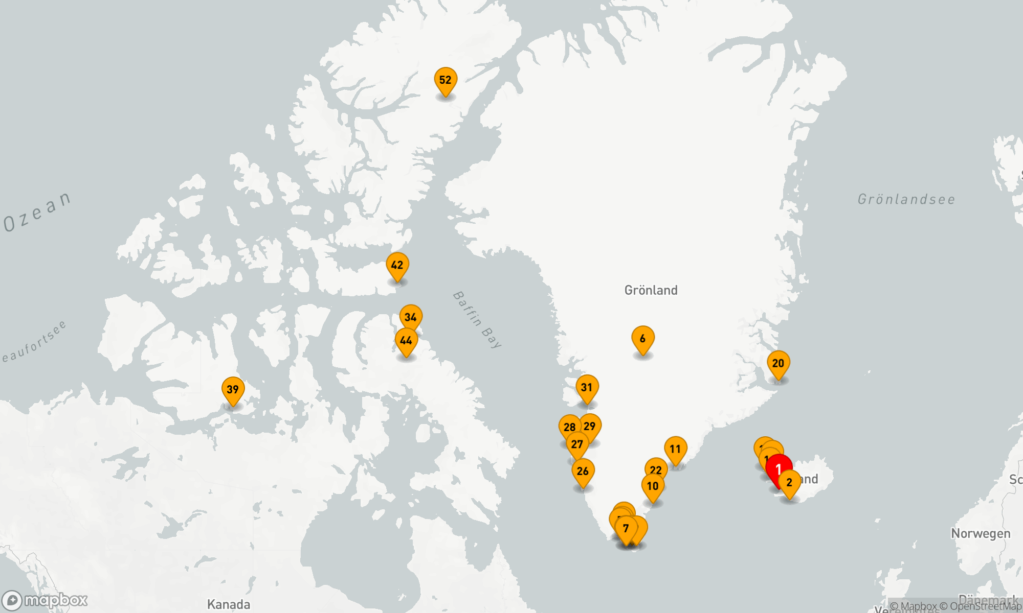 Route 59 Nächte - ISLAND,  GRÖNLAND,  NORDWESTPASSAGE & HOCHARKTIS