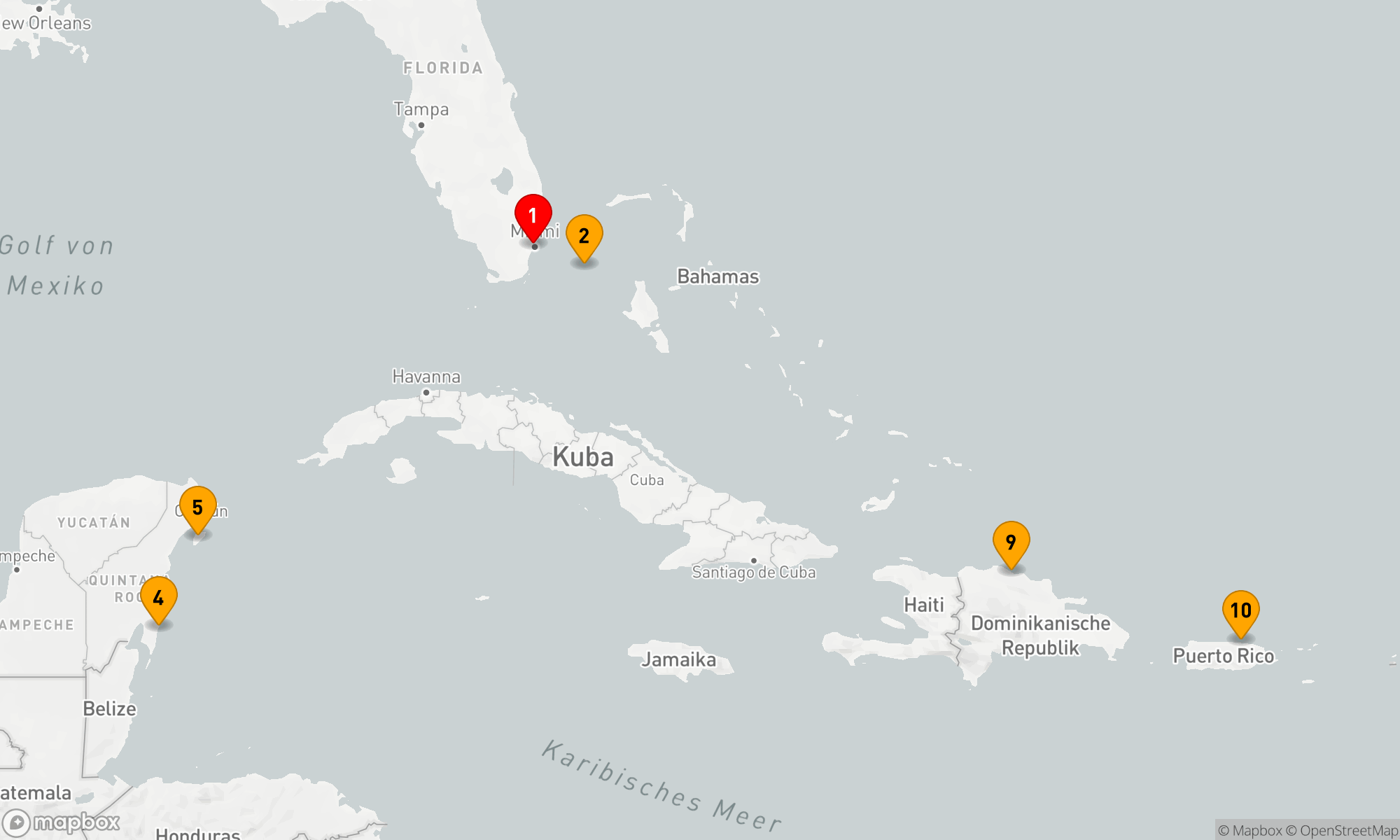 Route 13 Nächte - Karibische Entdeckungsreise