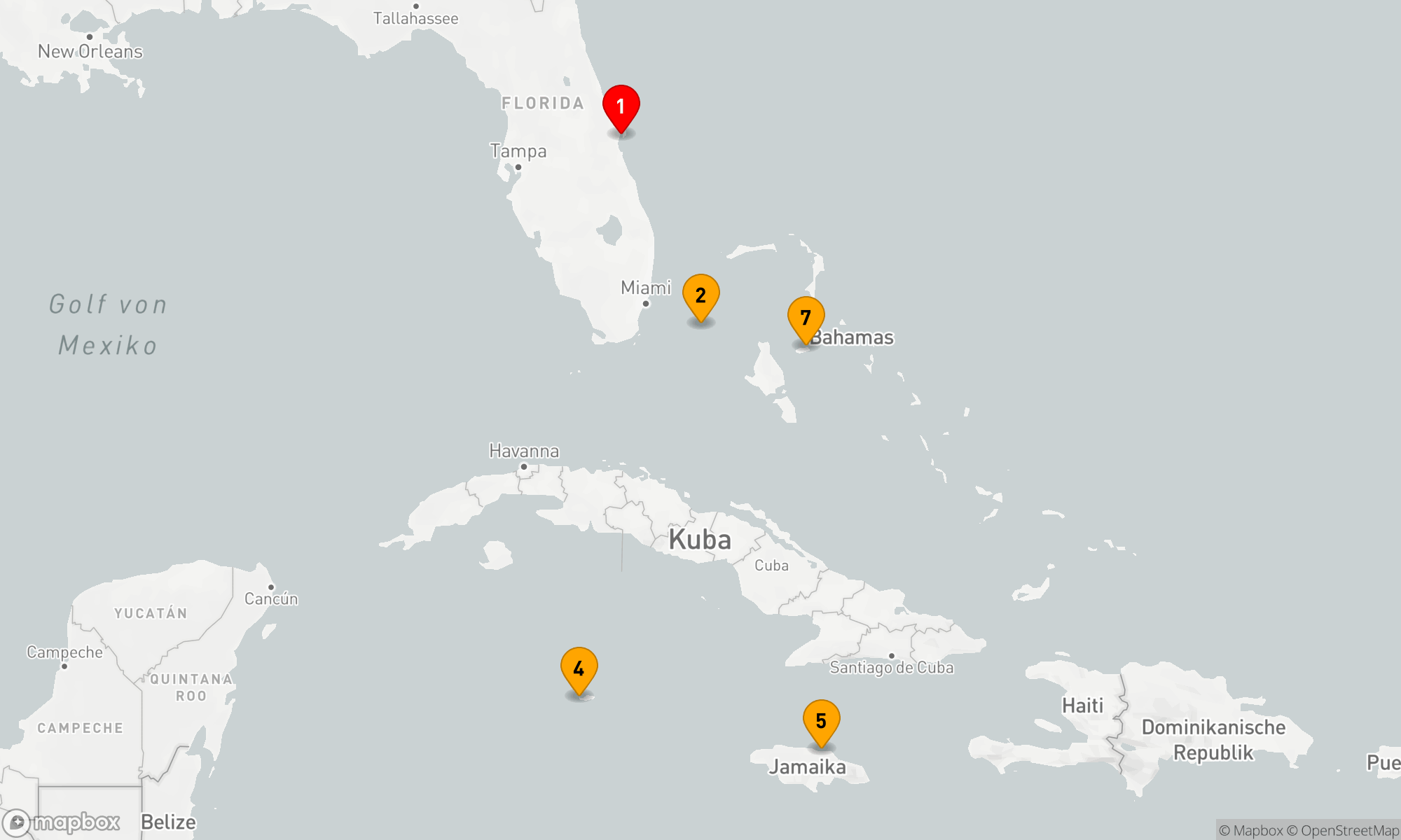 Route 11 Nächte - Karibische Entdeckungsreise: Inselparadiese und Kristallklares Wasser