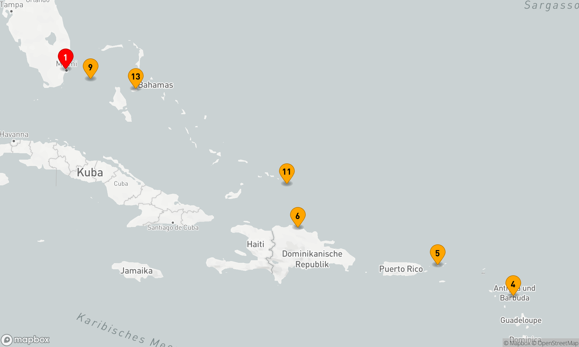 Route 13 Nächte - Karibisches Inselparadies Abenteuer