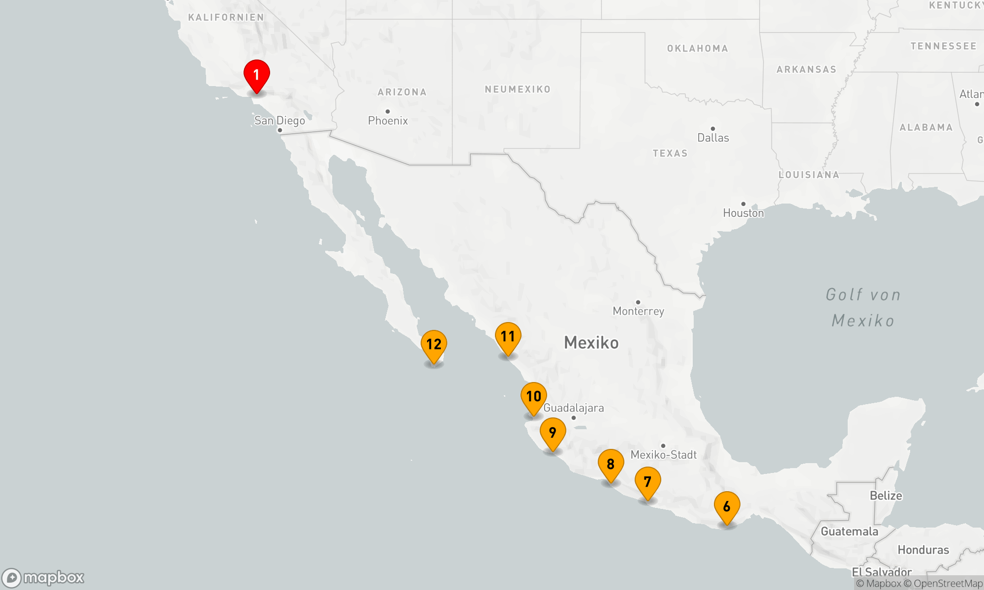 Route 14 Nächte - REISEN - MEXIKANISCHE RIVIERA