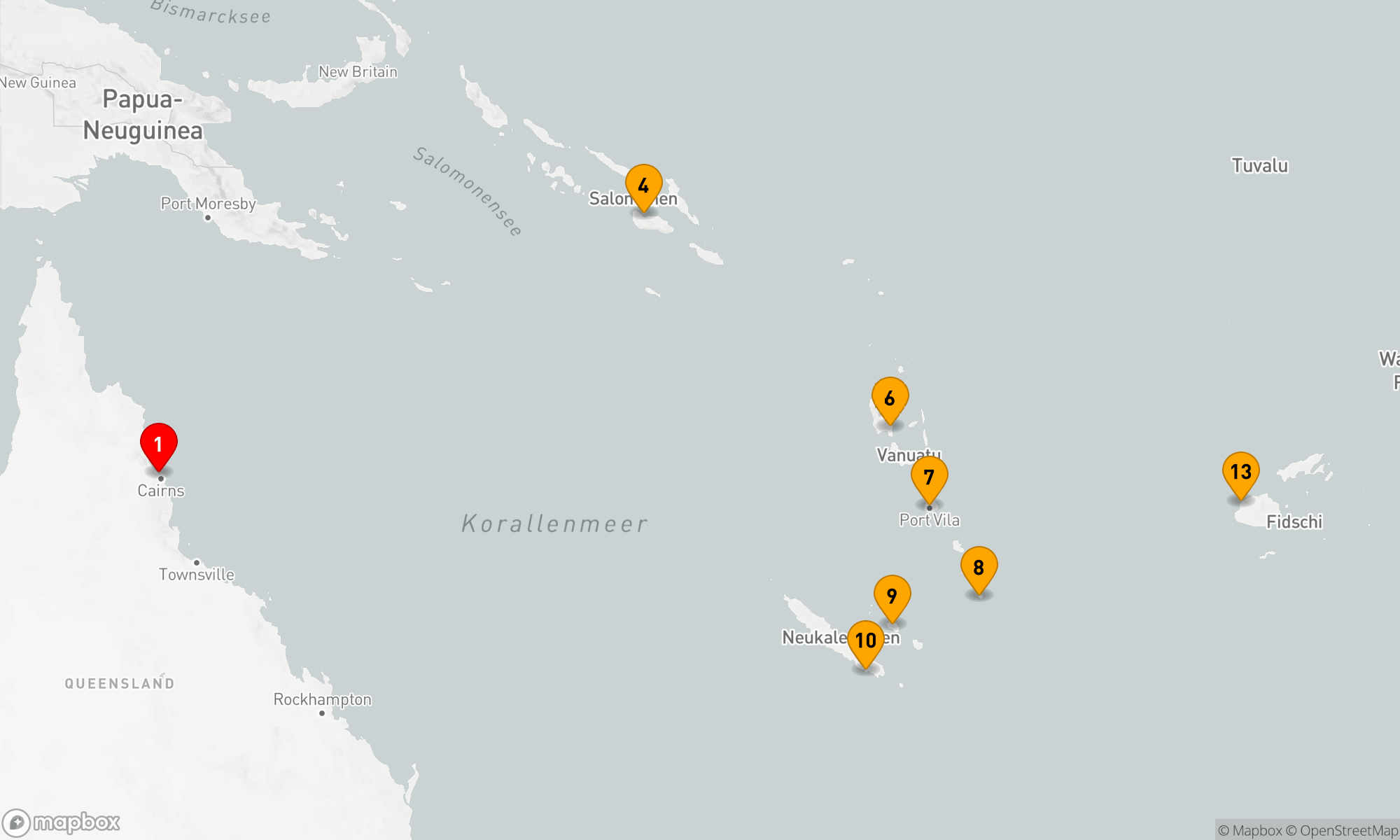 Route 12 Nächte - OUTBACK & INSELN