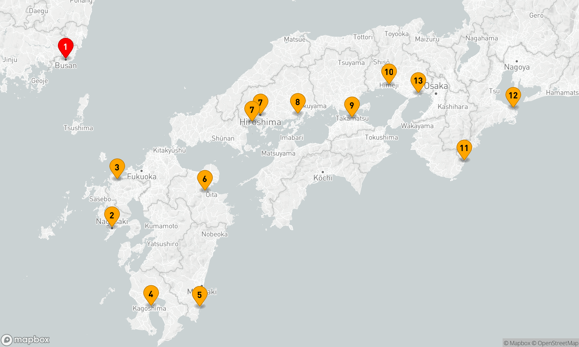 Route 12 Nächte - Im Herzen des ursprünglichen Japans