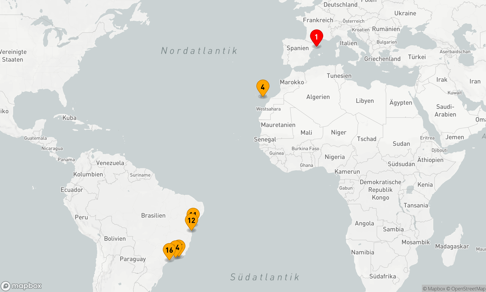 Route 15 Nächte - Spanische Küste und Brasilianische Brisen