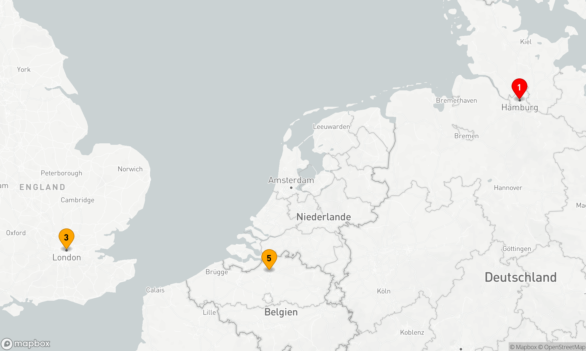 Route 6 Nächte - Nordsee-Metropolen-Entdeckungstour