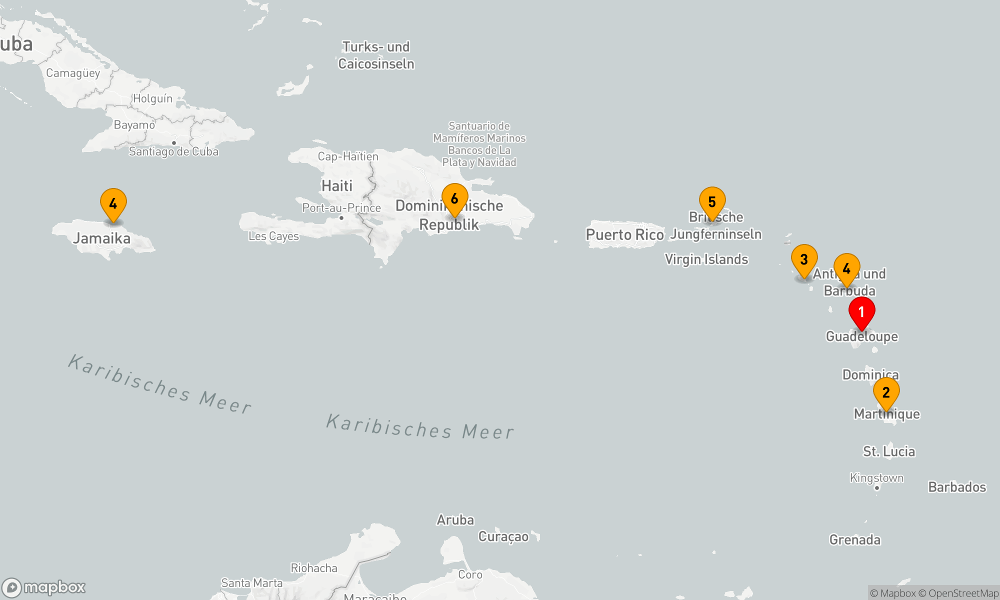 Route 8 Nächte - Karibische Inselimpressionen