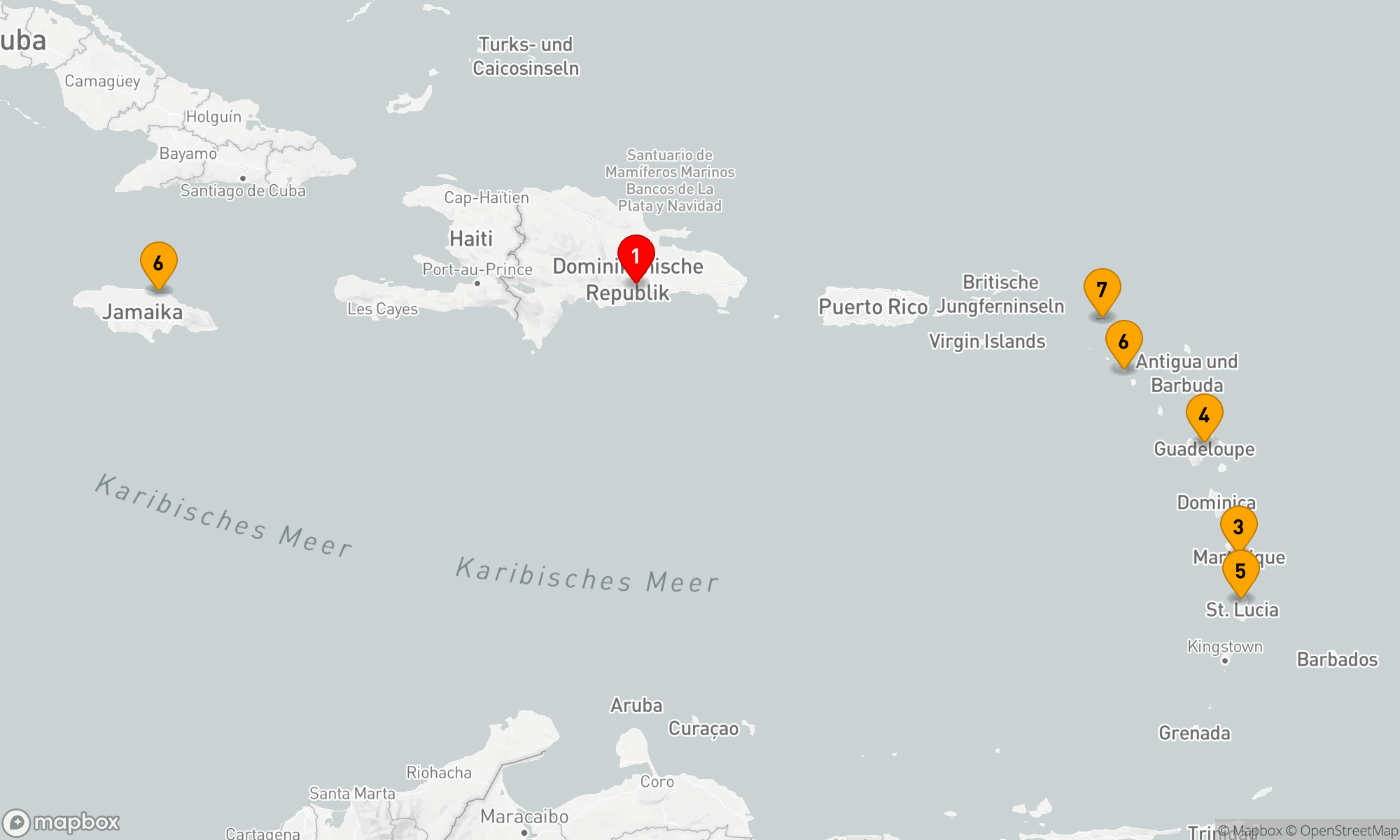 Route 7 Nächte - Karibische Entdeckerreise