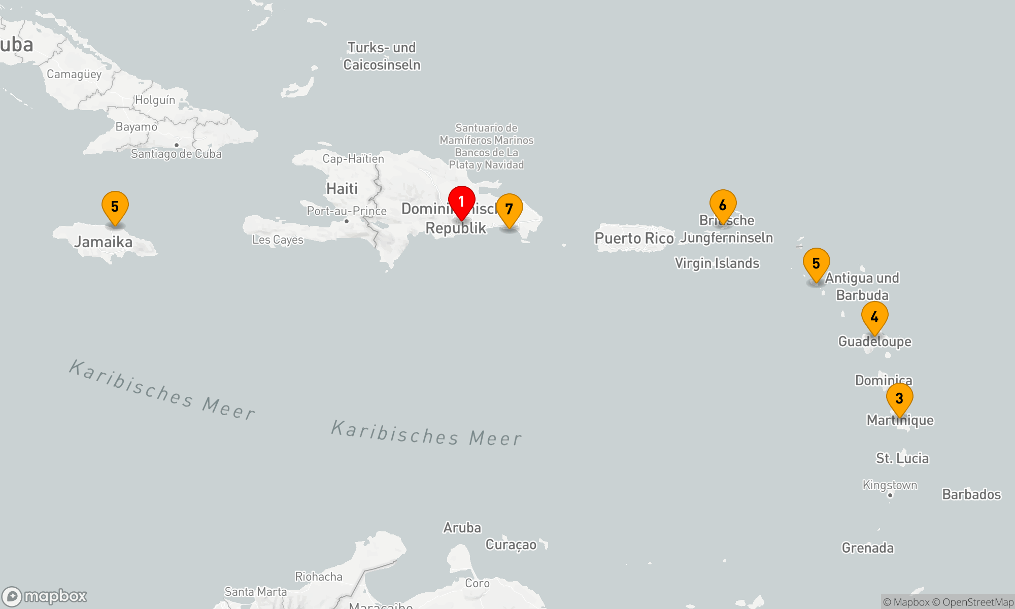 Route 7 Nächte - Karibische Entdeckungsreise ab Santo Domingo