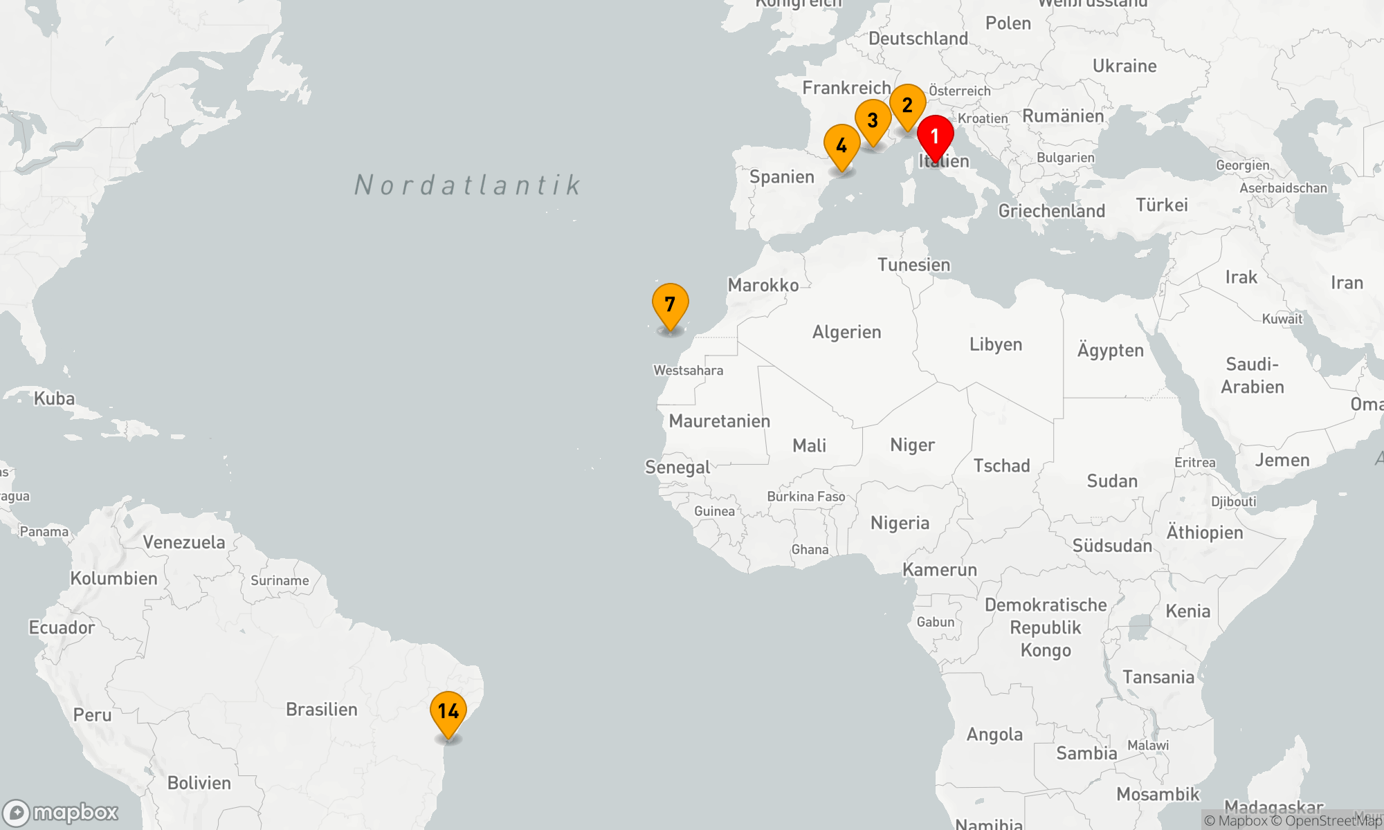 Route 13 Nächte - Mediterrane Träume und Atlantikzauber