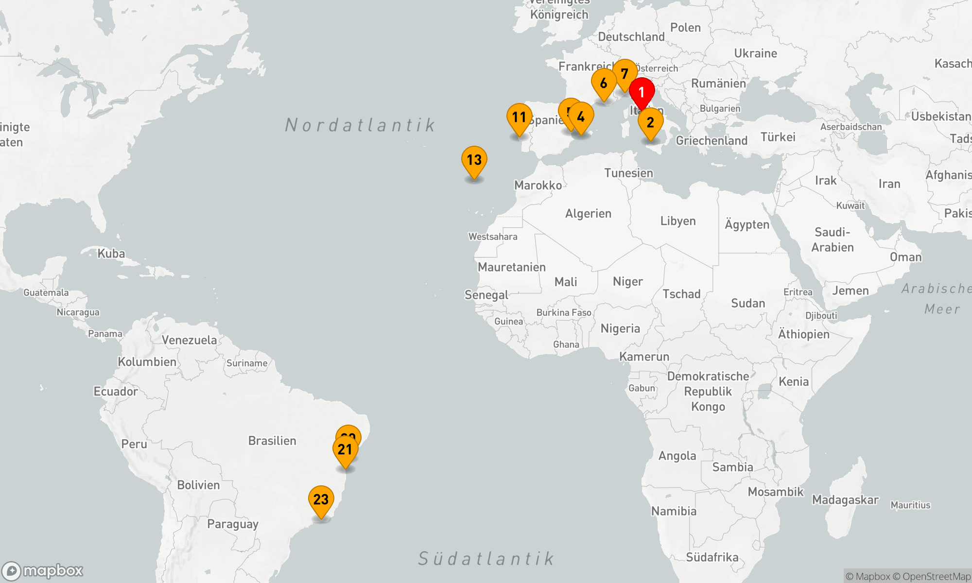Route 22 Nächte - Transatlantische Entdeckungsreise