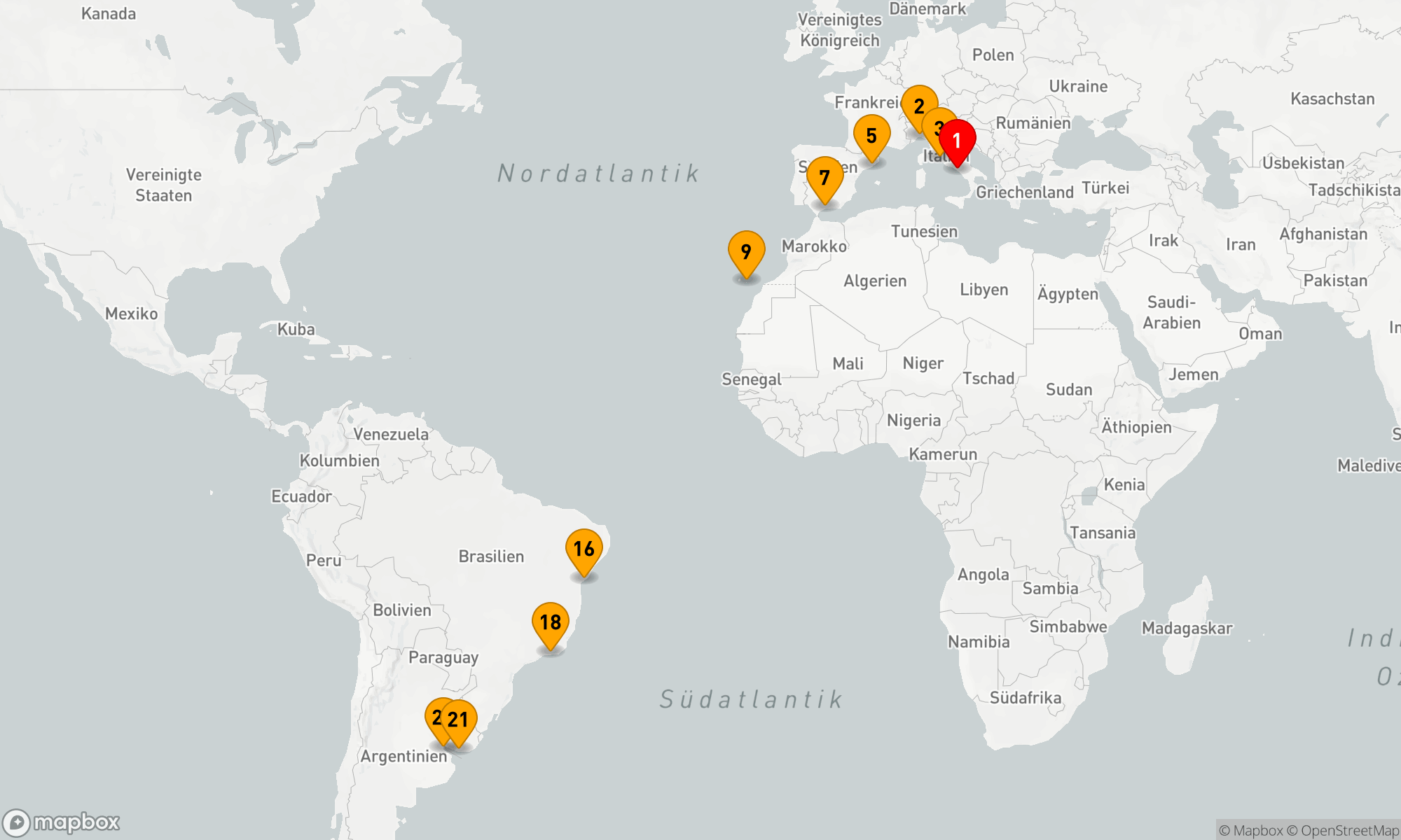 Route 21 Nächte - Transatlantische Entdeckungsreise