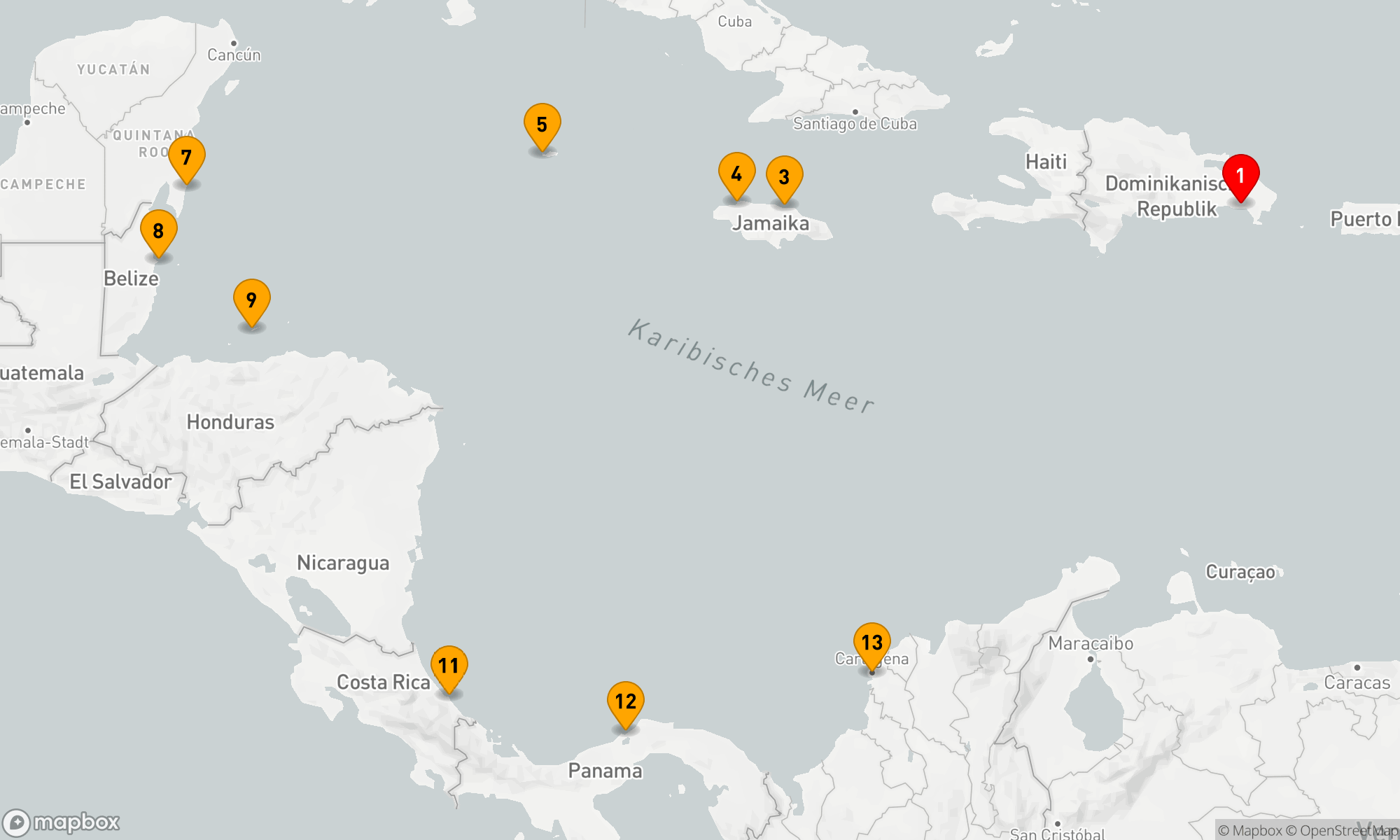 Route 14 Nächte - Best of Mittelamerika