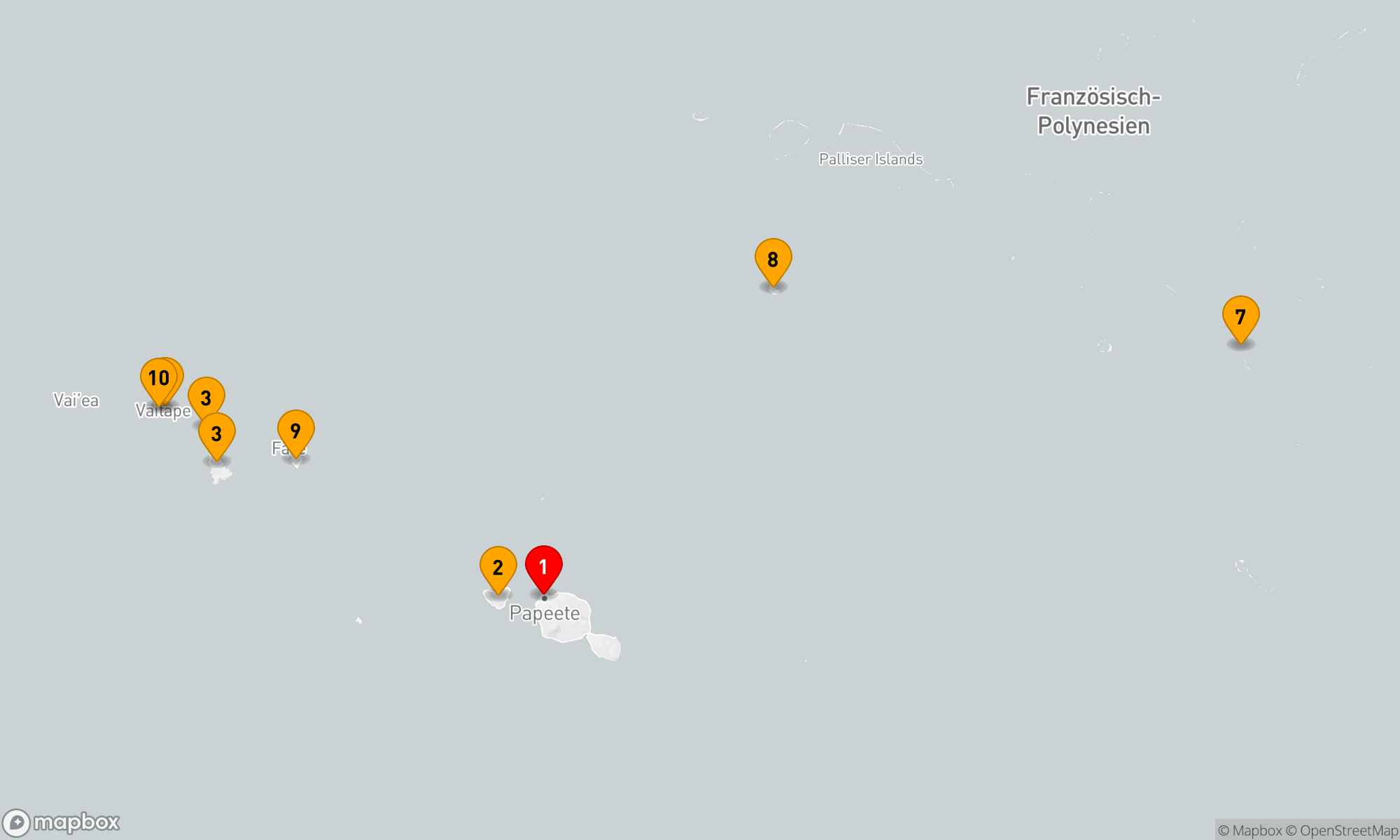 Route 11 Nächte - Inselträume der Südsee