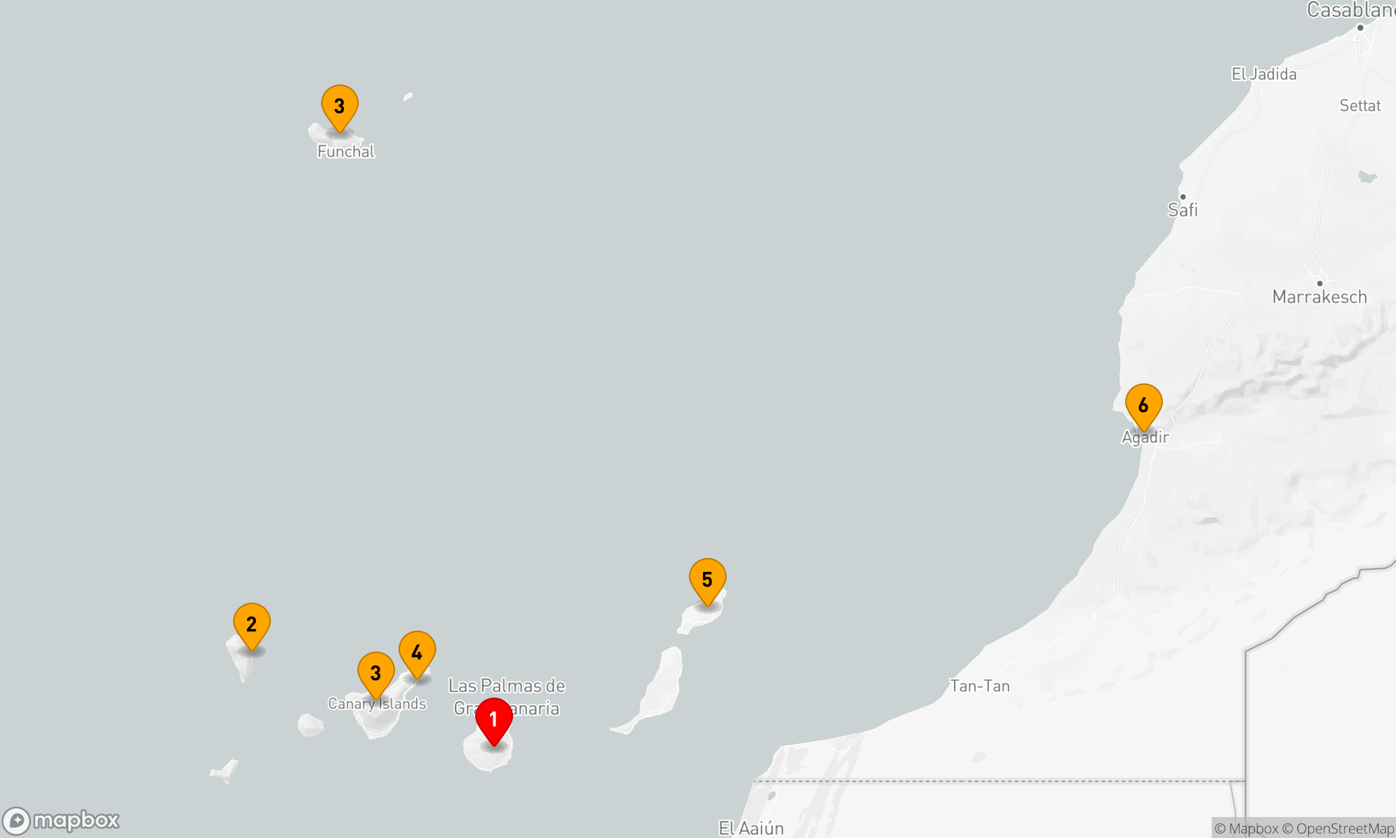 Route 7 Nächte - Entdeckung der Atlantischen Vielfalt