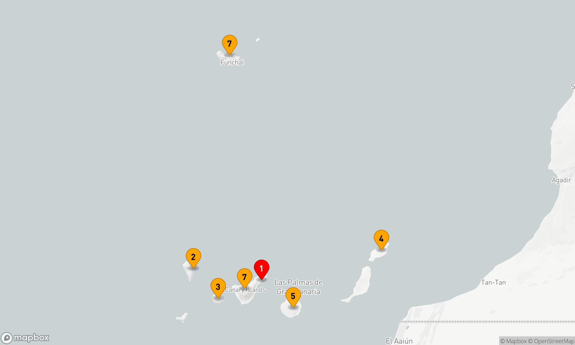 Route 7 Nächte - Inseltanz der Kanaren und Madeira