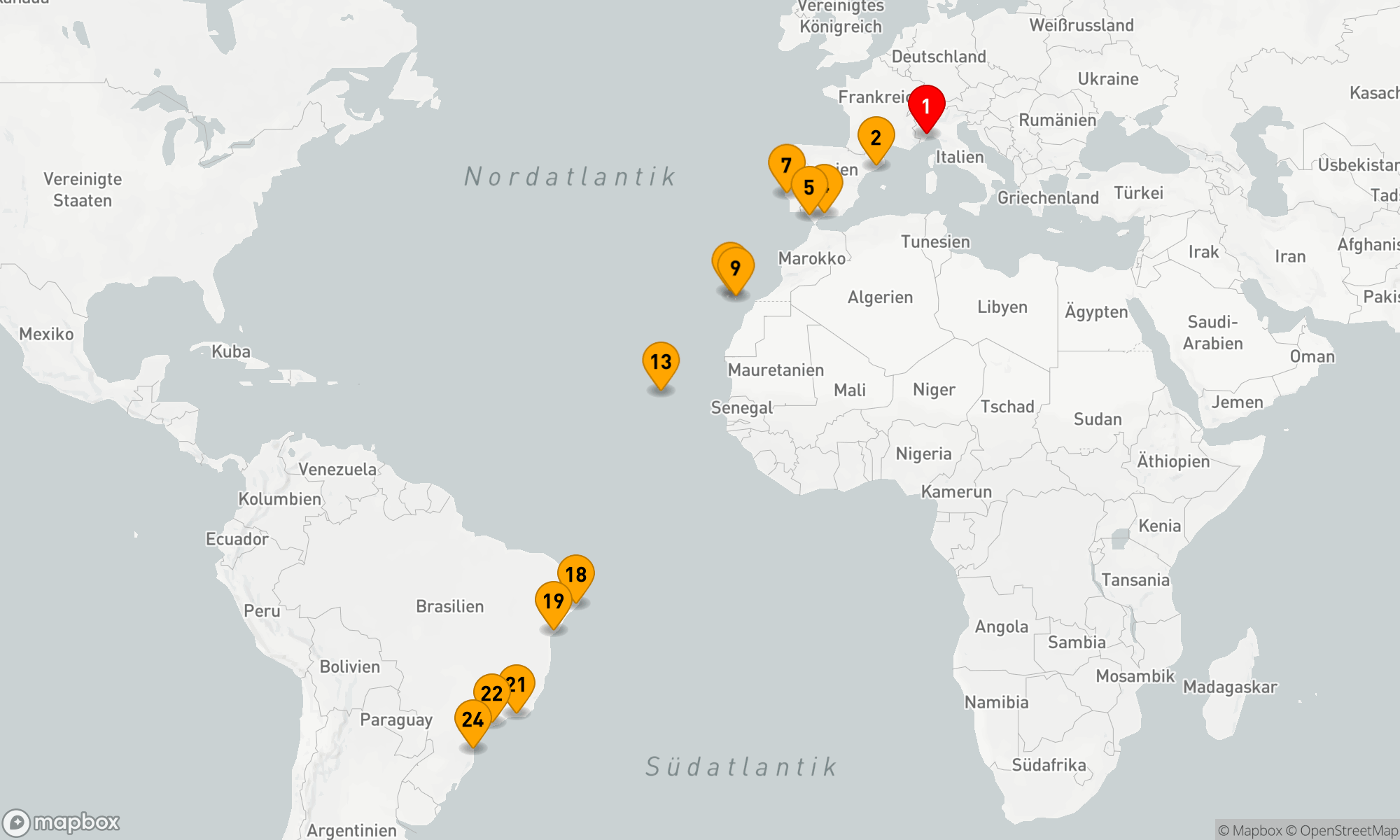 Route 23 Nächte - Südliche Entdeckungsreise