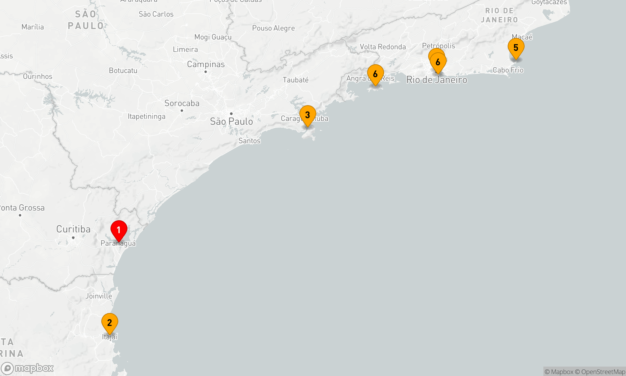 Route 7 Nächte - Das südbrasilianische Paradies entdecken