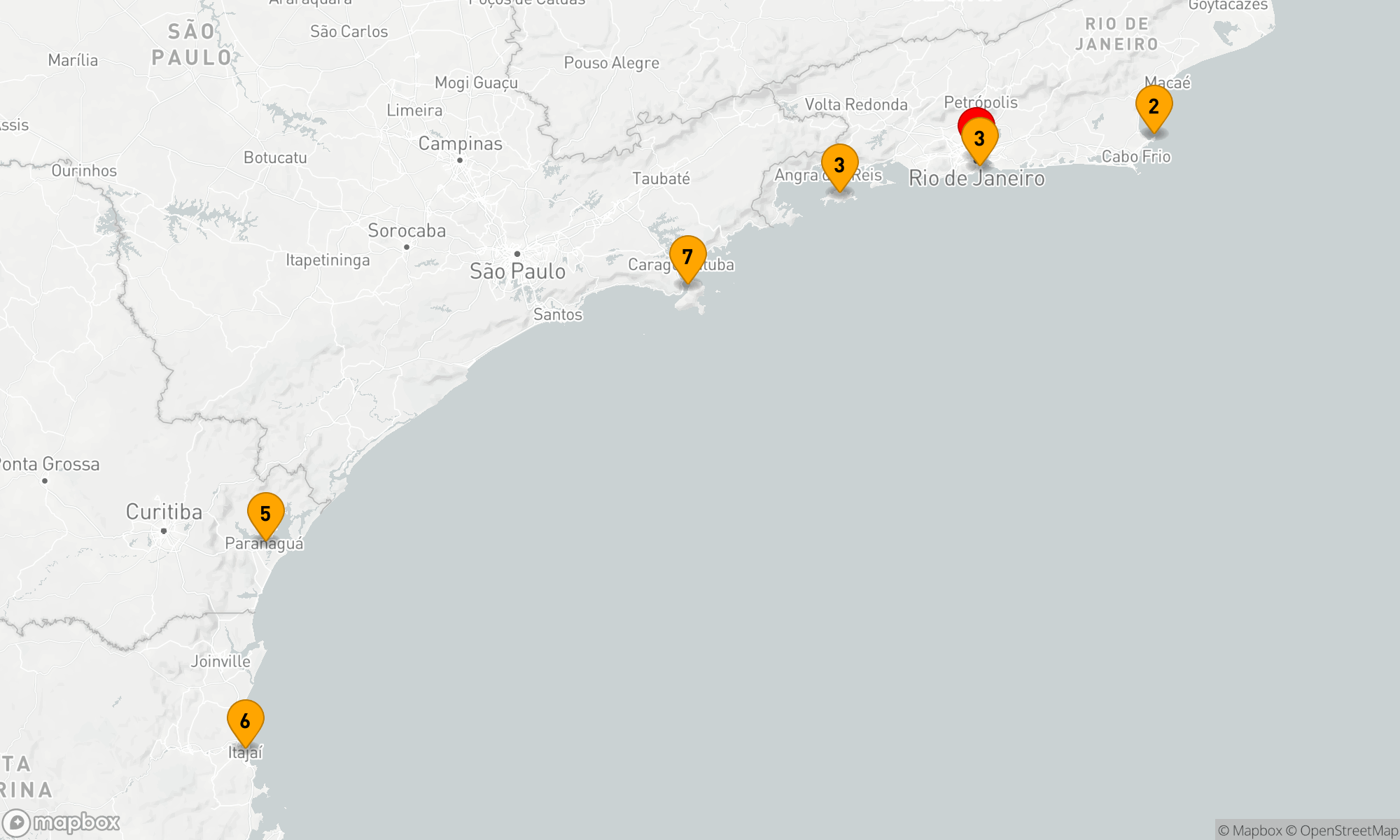 Route 7 Nächte - Brasilianische Küstenschönheiten